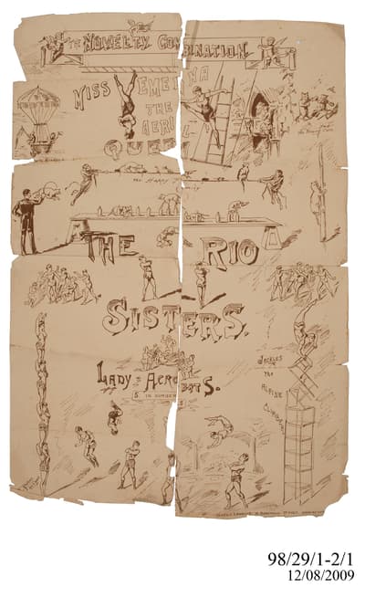 Powerhouse Collection - Poster advertising Wirth Bros Circus and Zoo