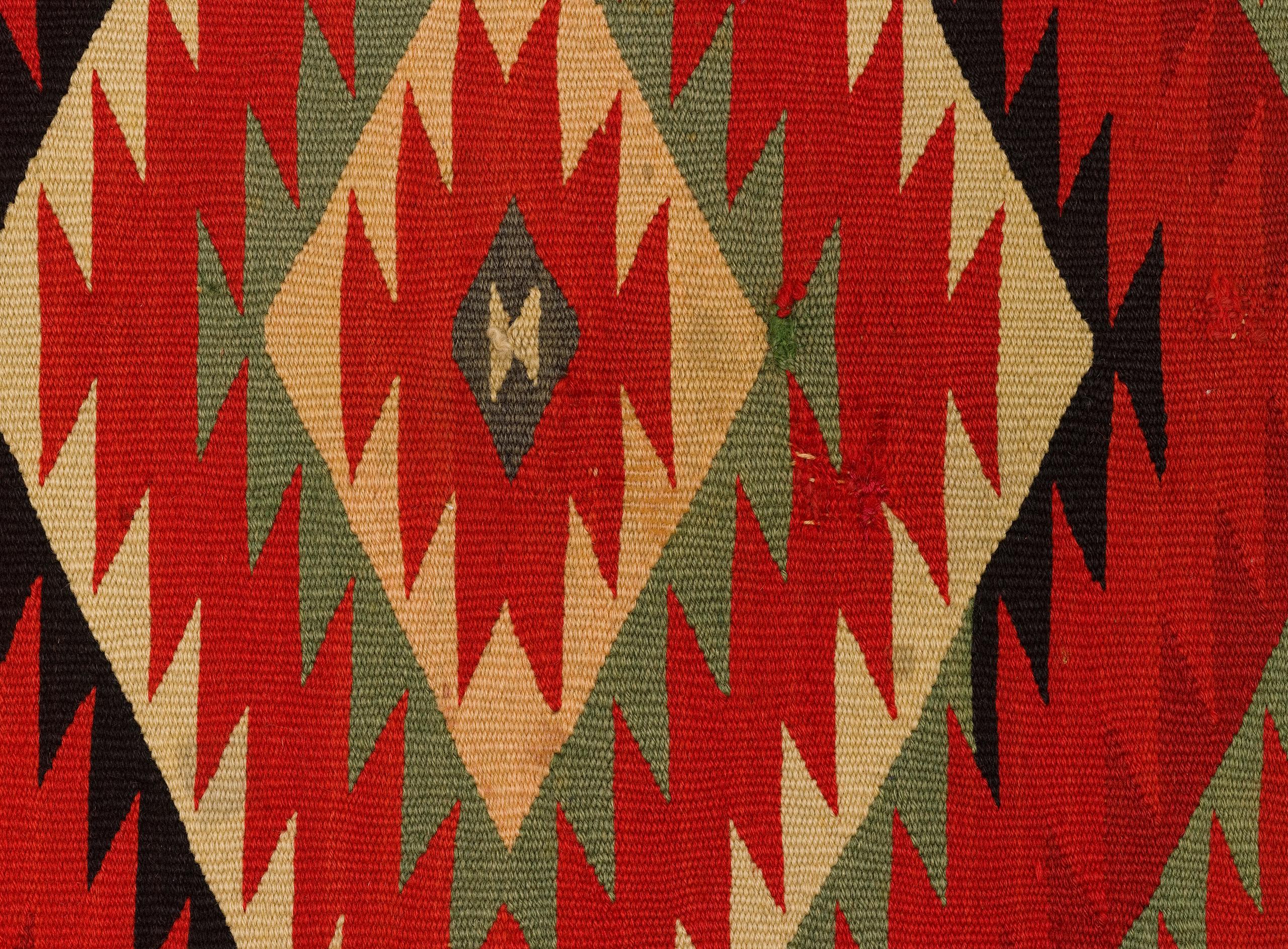 Powerhouse Collection - Navajo 'Eye dazzler' rug, 1875-1920