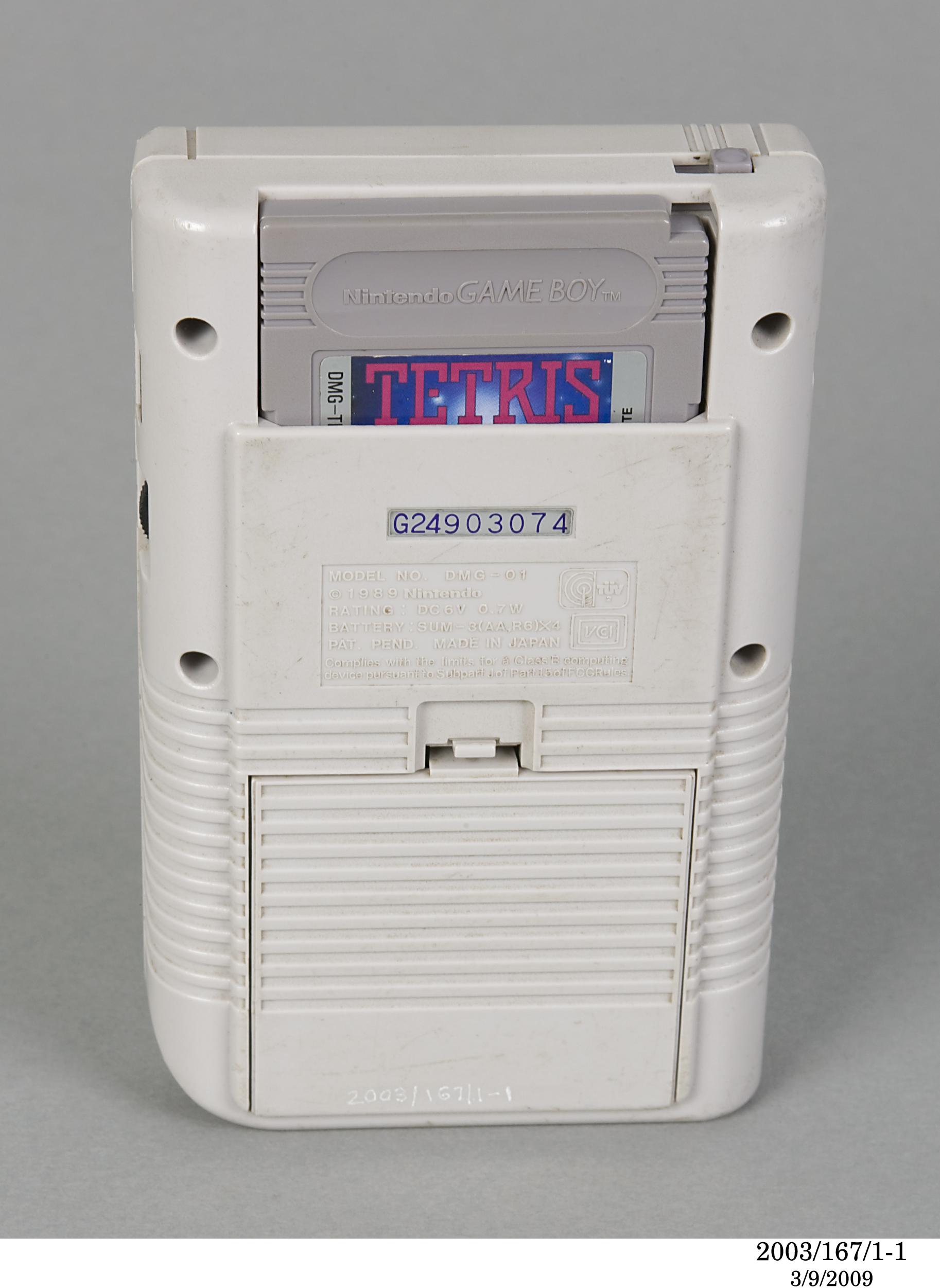 Game Boy toy with Tetris game cartridge