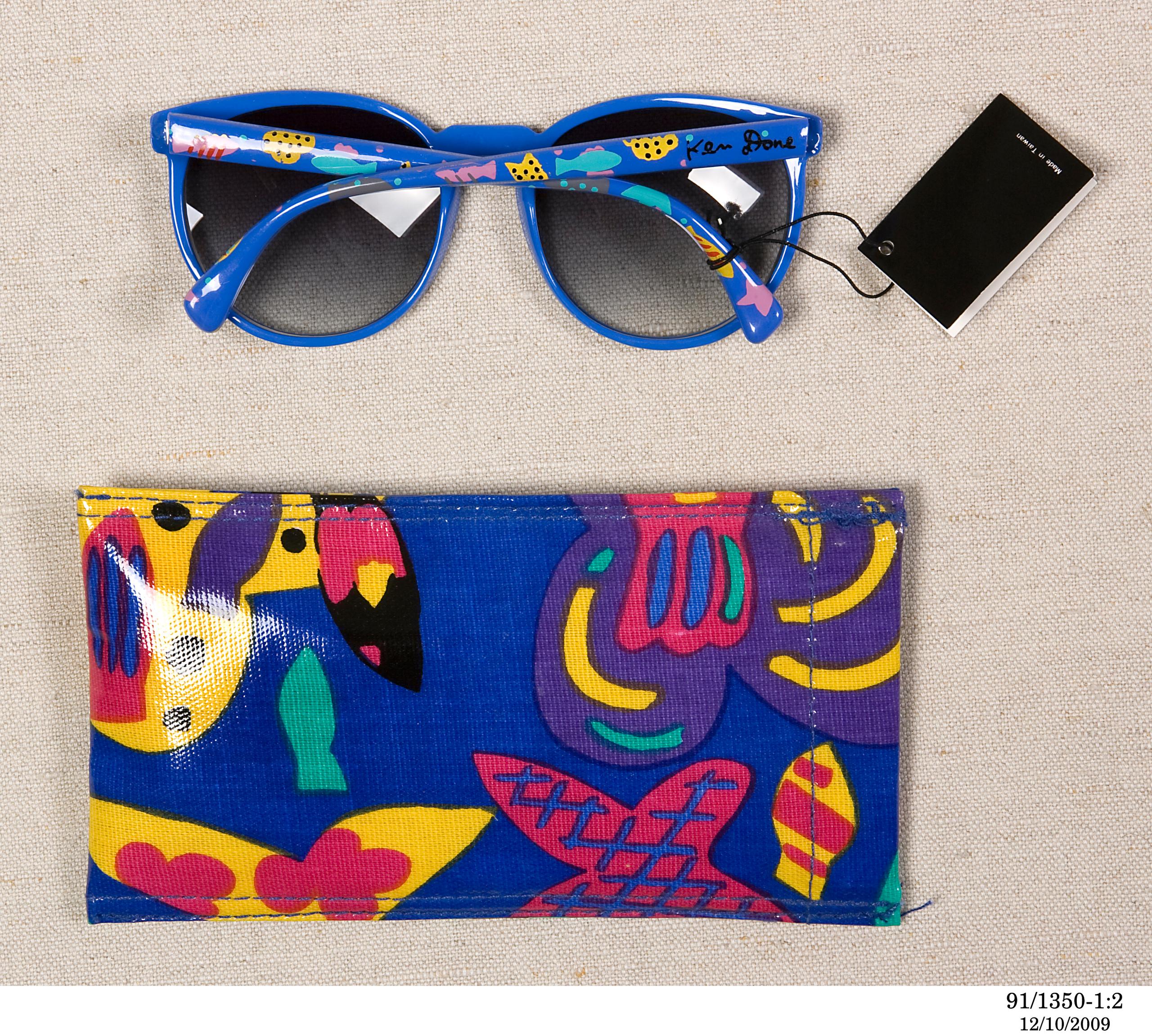Colorful Ken Done 1980s Sunglasses REDUCED Brand New Vintage Designer Ken Done Sunglasses(s) main image 2