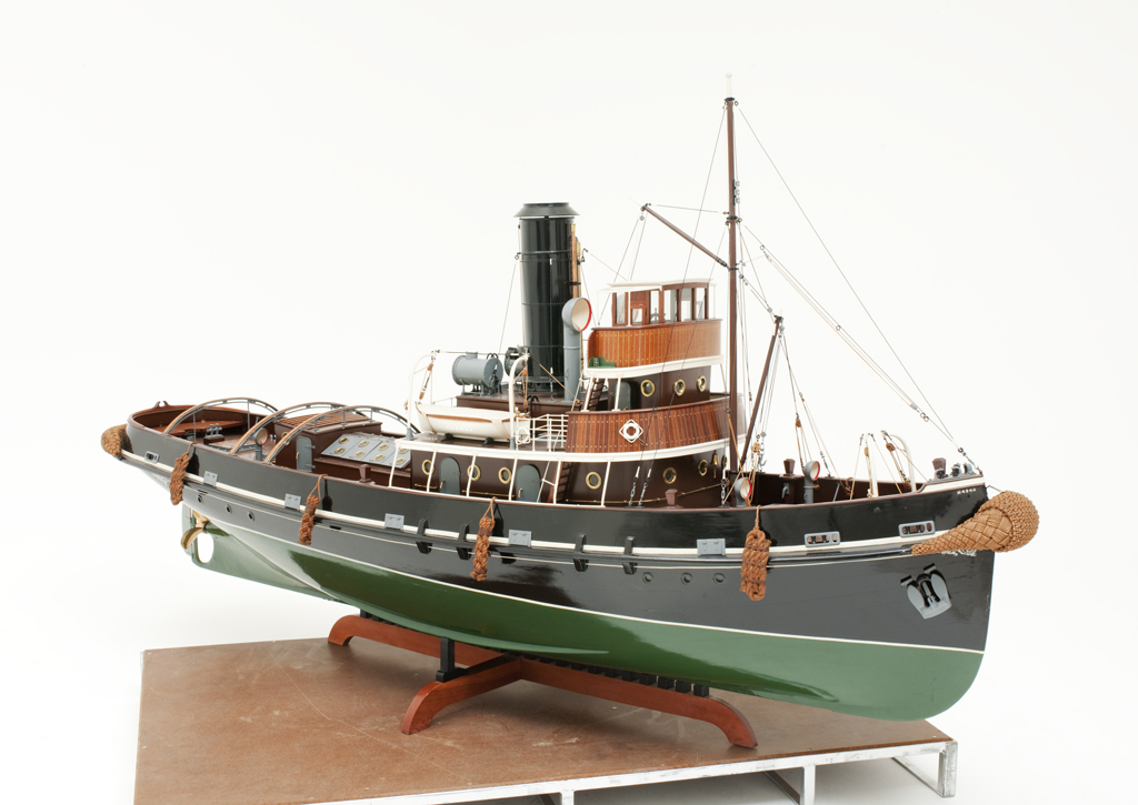 Model of New Zealand steam tug SS "Awarua" made by Harry F. Allen