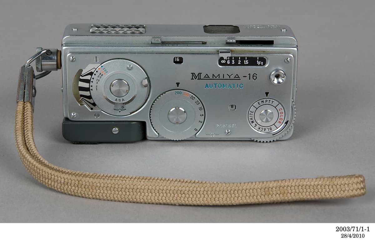 MAMIYA-16 16ミリ フィルムカメラ Vintage 1960 Mamiya 16 Automatic Subminiature Camera Sekor