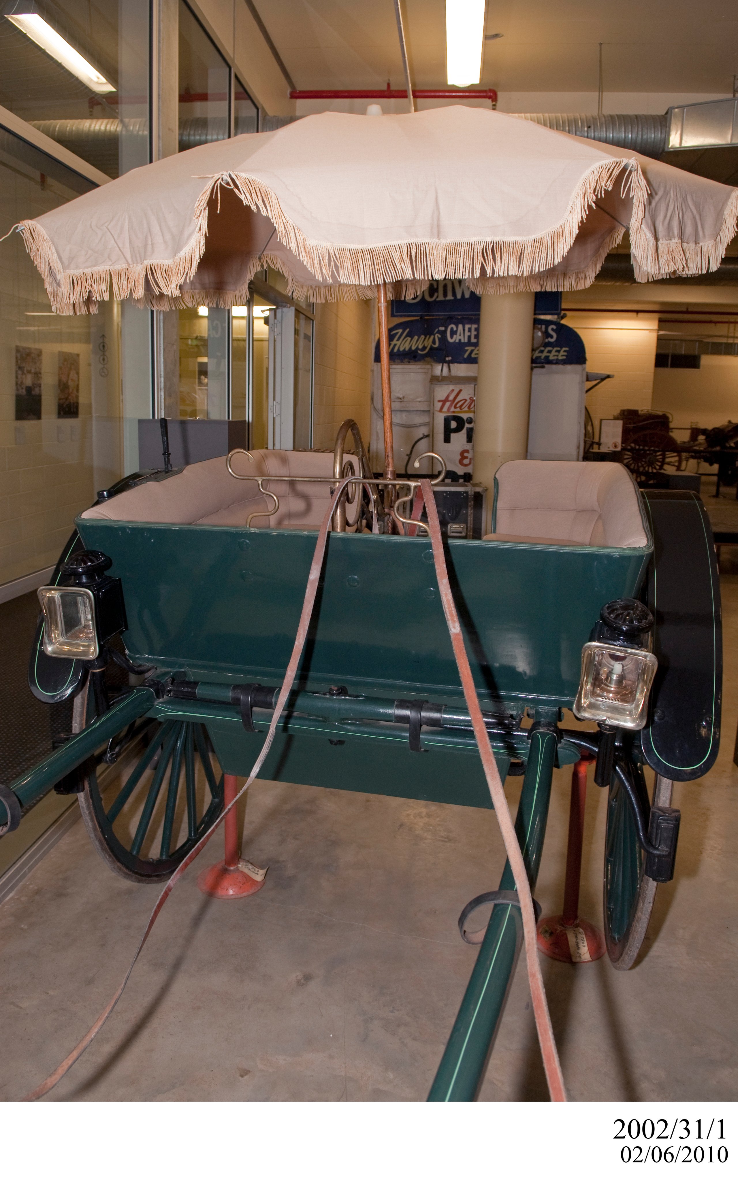 Governess cart used by May Hillier