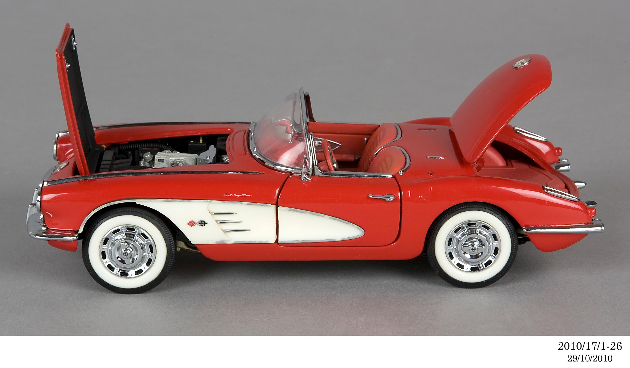 Powerhouse Collection - Model of 1959 Corvette convertible, 1983-2009