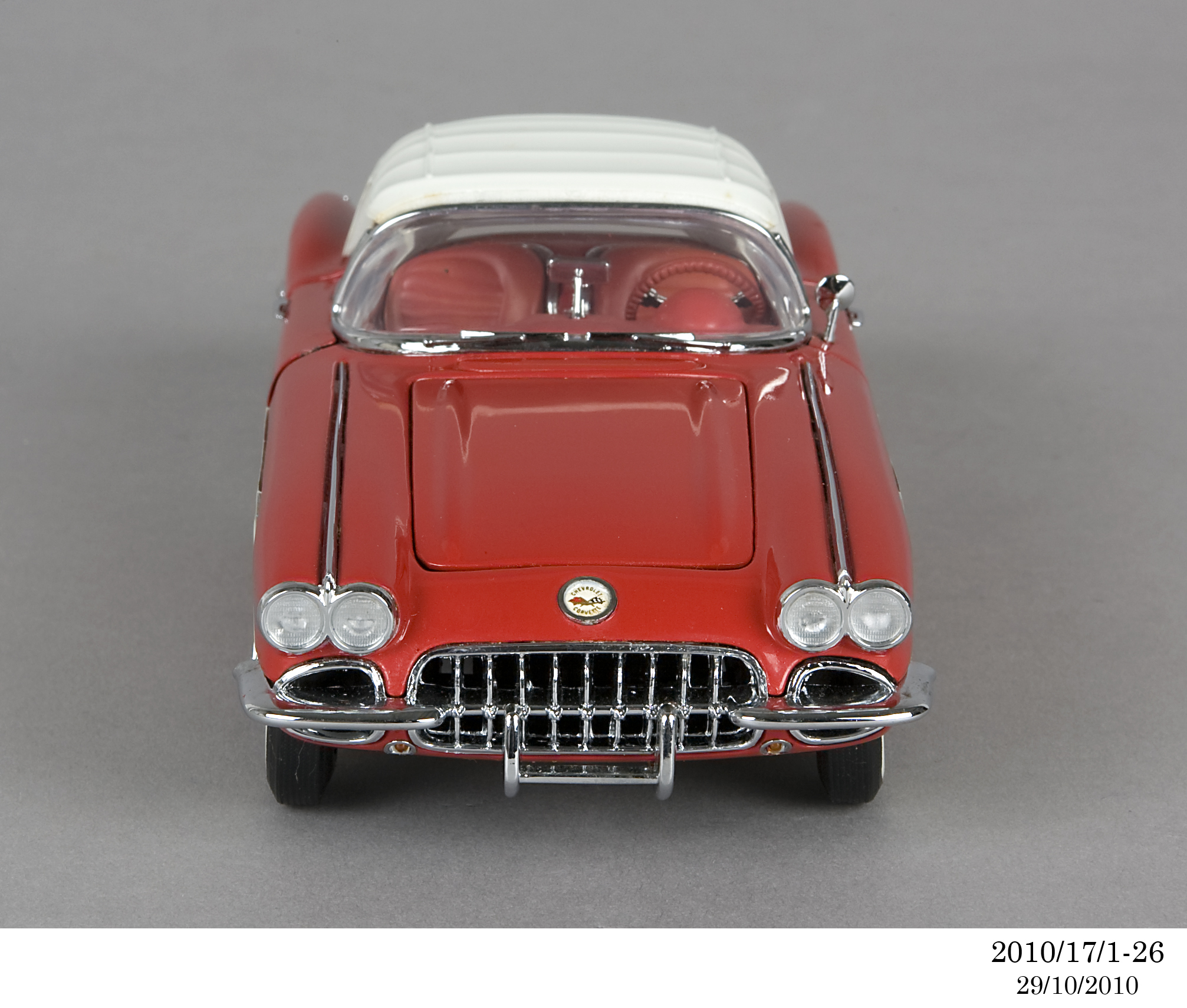 Model of 1959 Corvette convertible