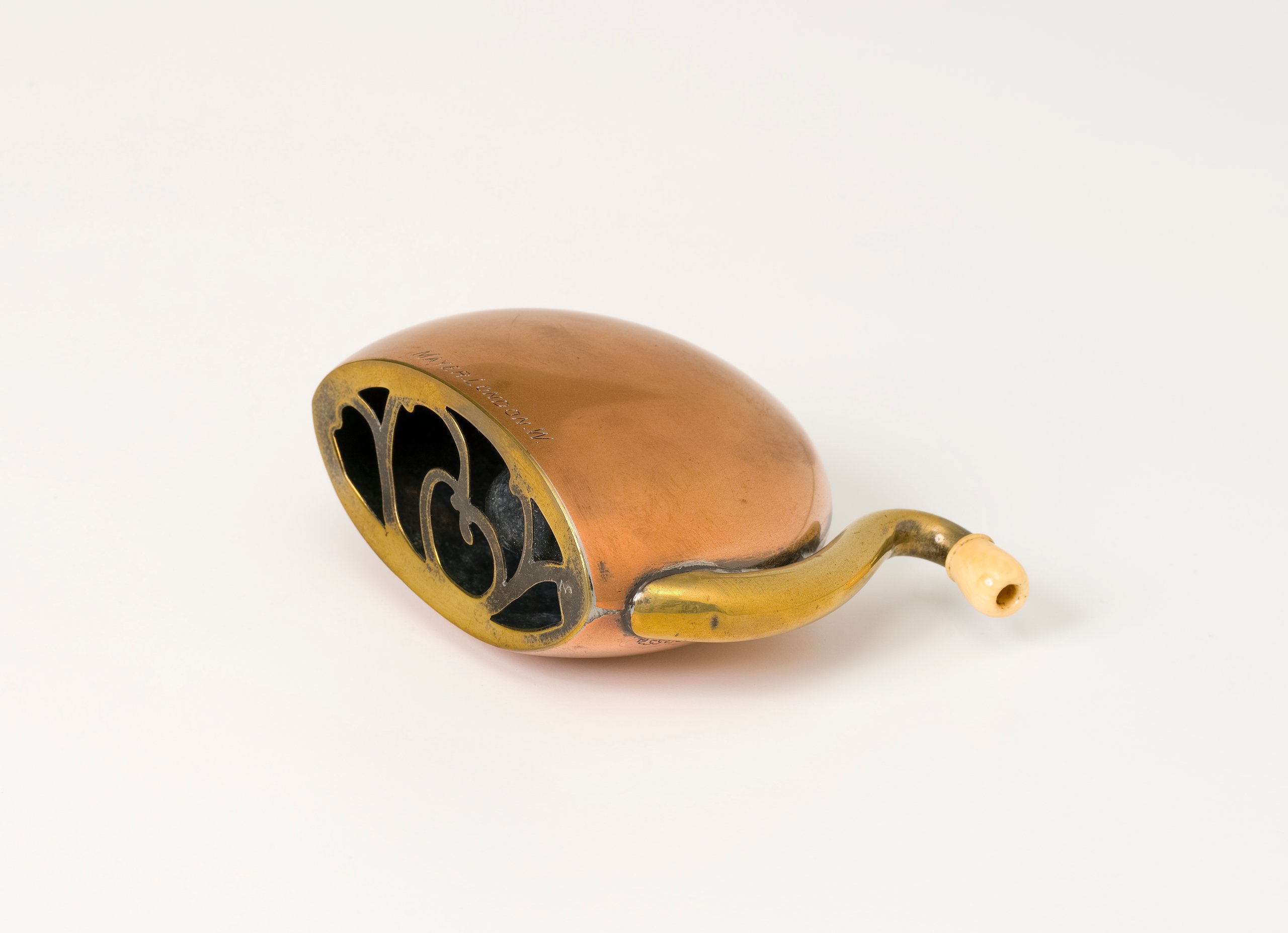 Copper and brass ear trumpet
