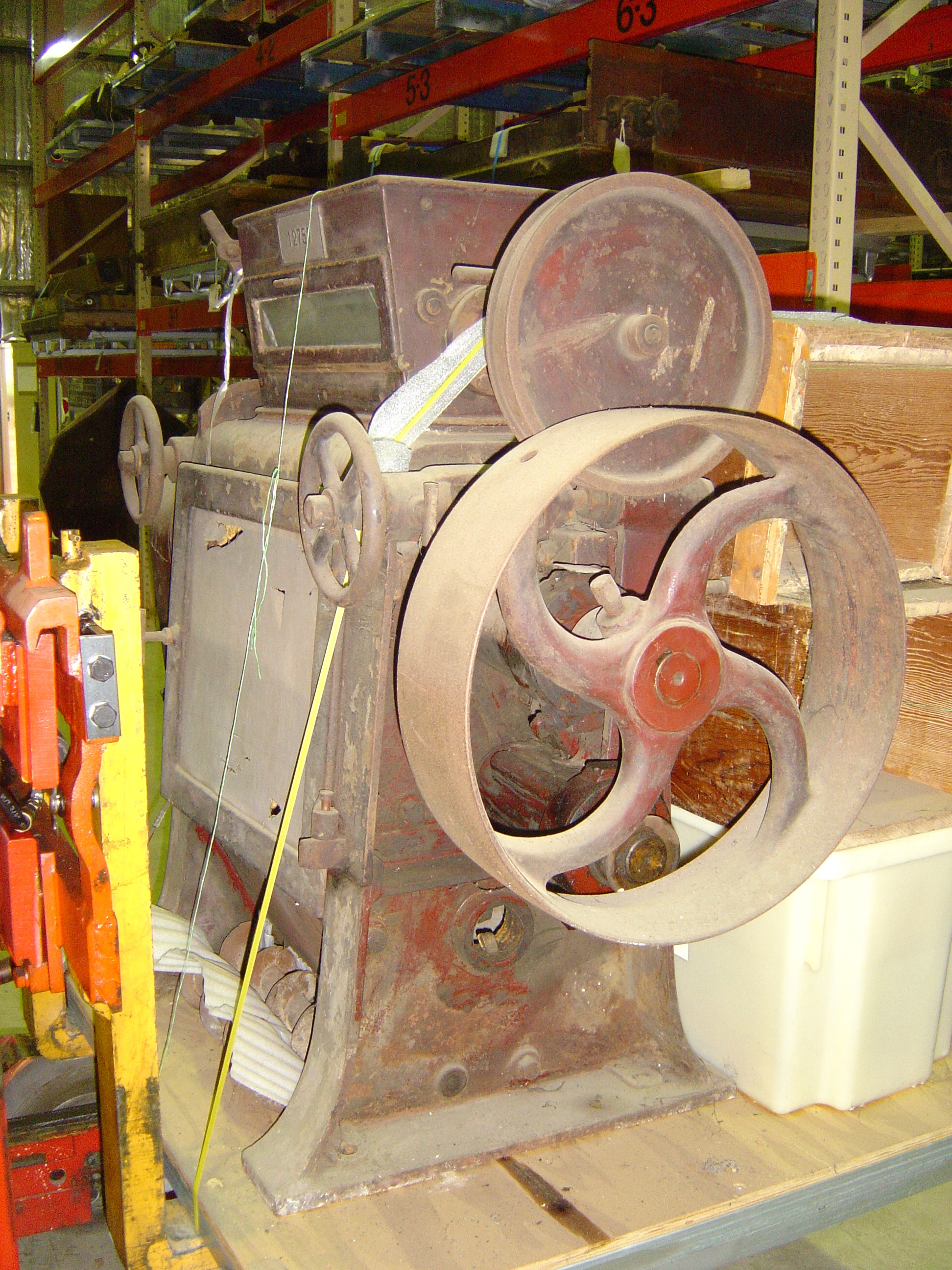 Robinson's flour mill equipment from McIntyre's mill, Hamilton, NSW
