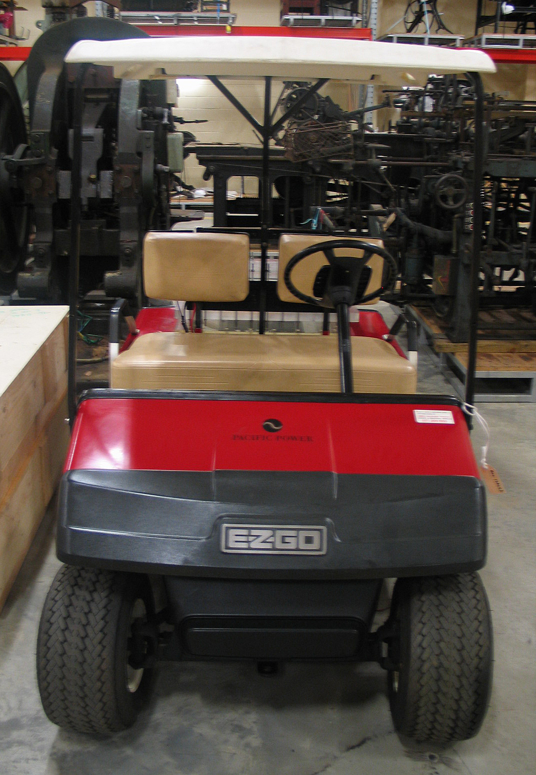 Electric golf cart used in vanadium battery trials