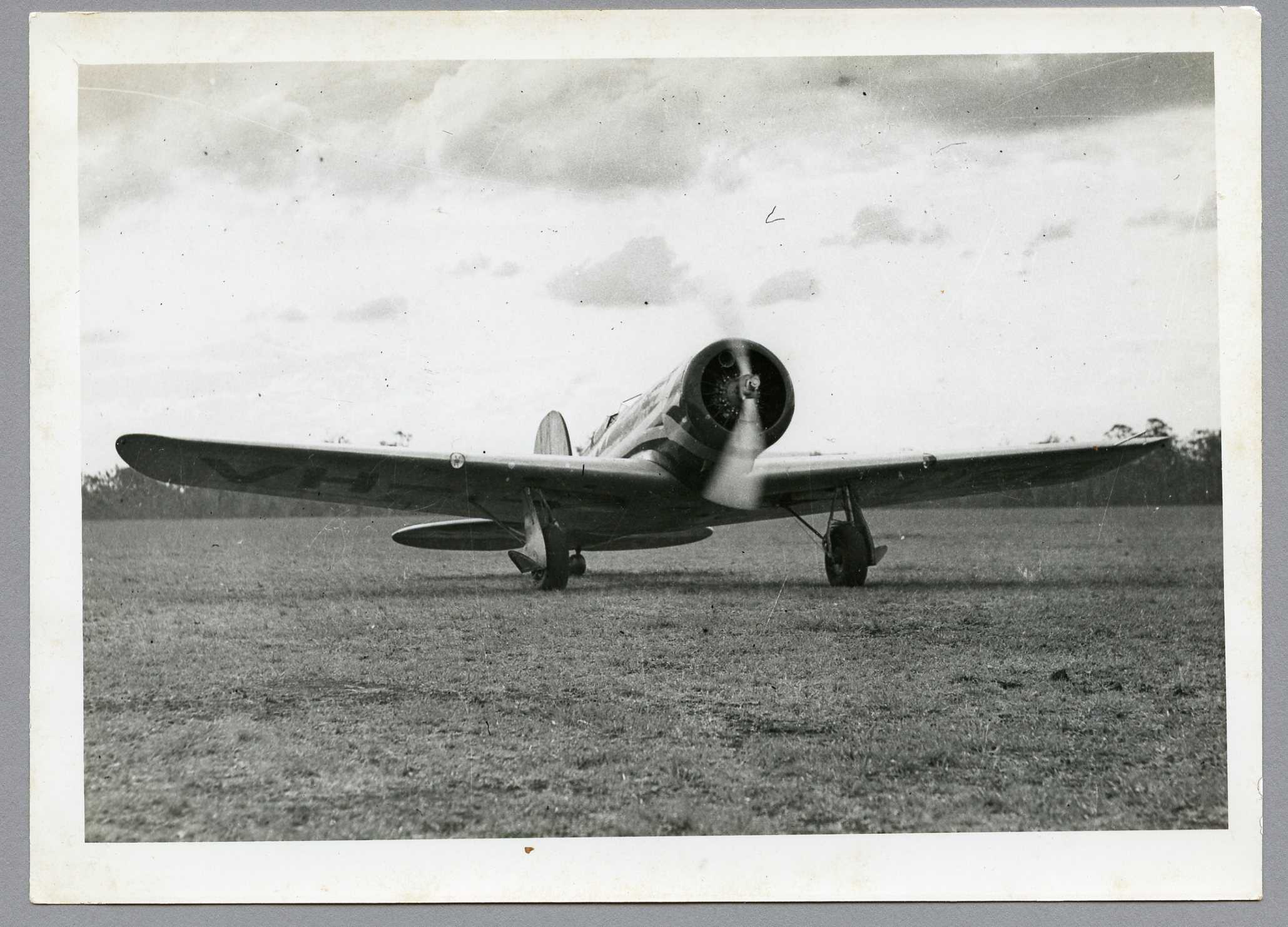 Photograph of the Kingsford Smith's "Lady Southern Cross" at Archerfield Airport, Brisbane, QLD, 1934