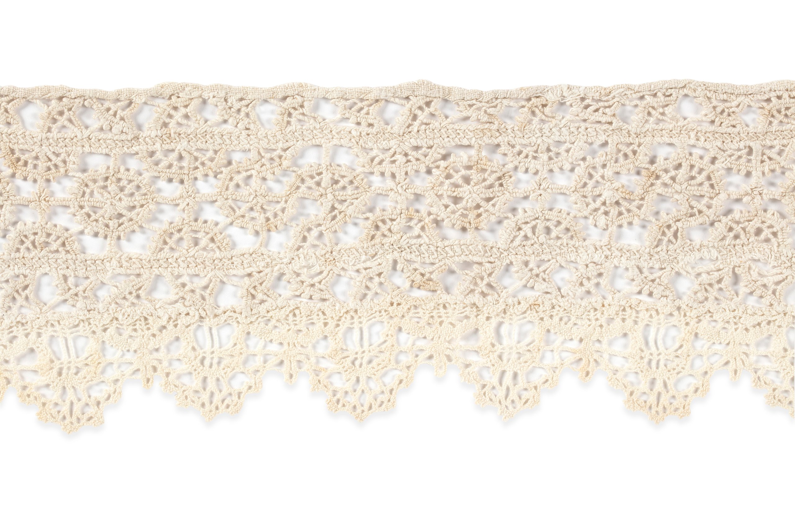 Lace border band made in Italy