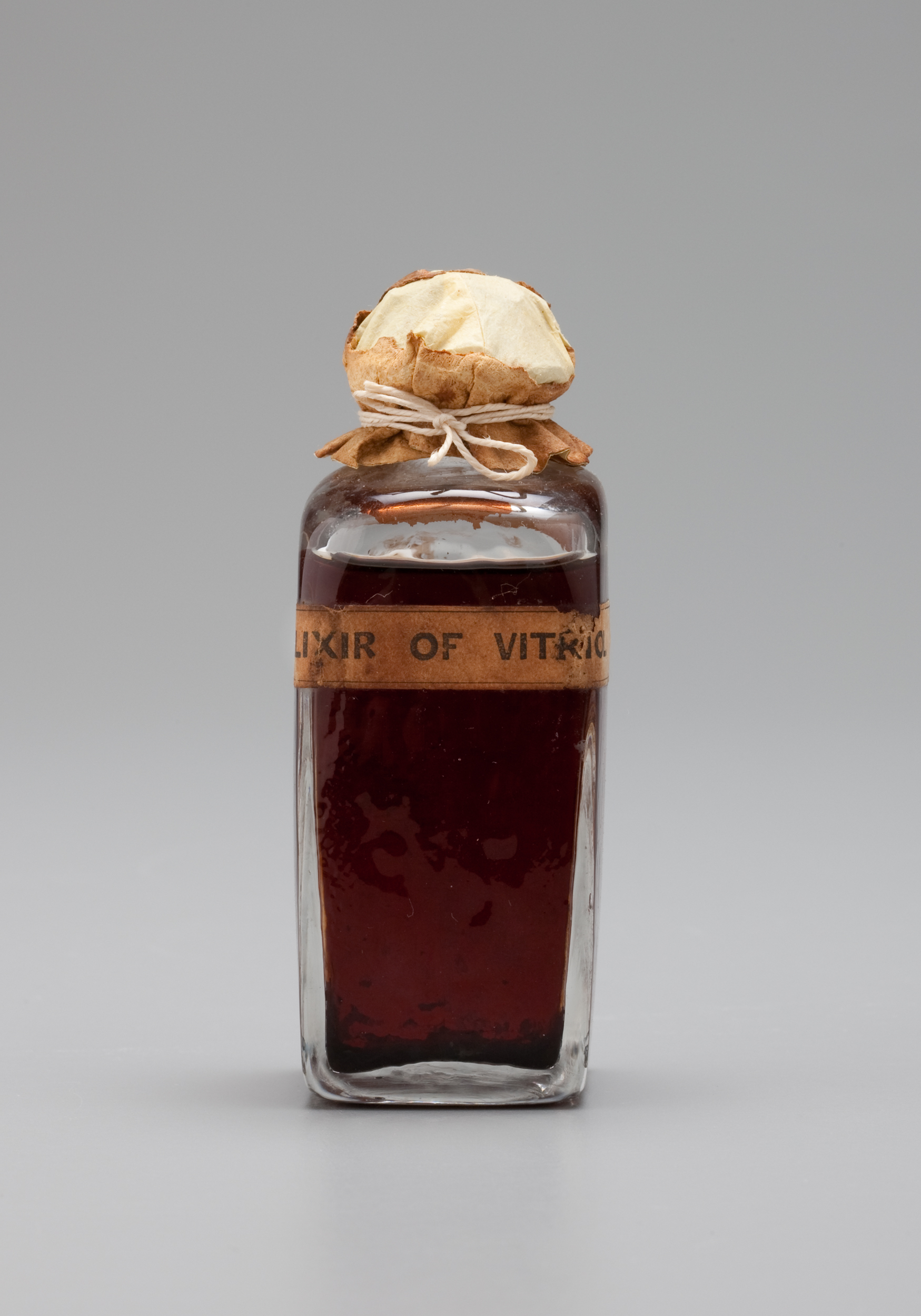 Bottle of 'Elixir of Vitriol' from medicine chest