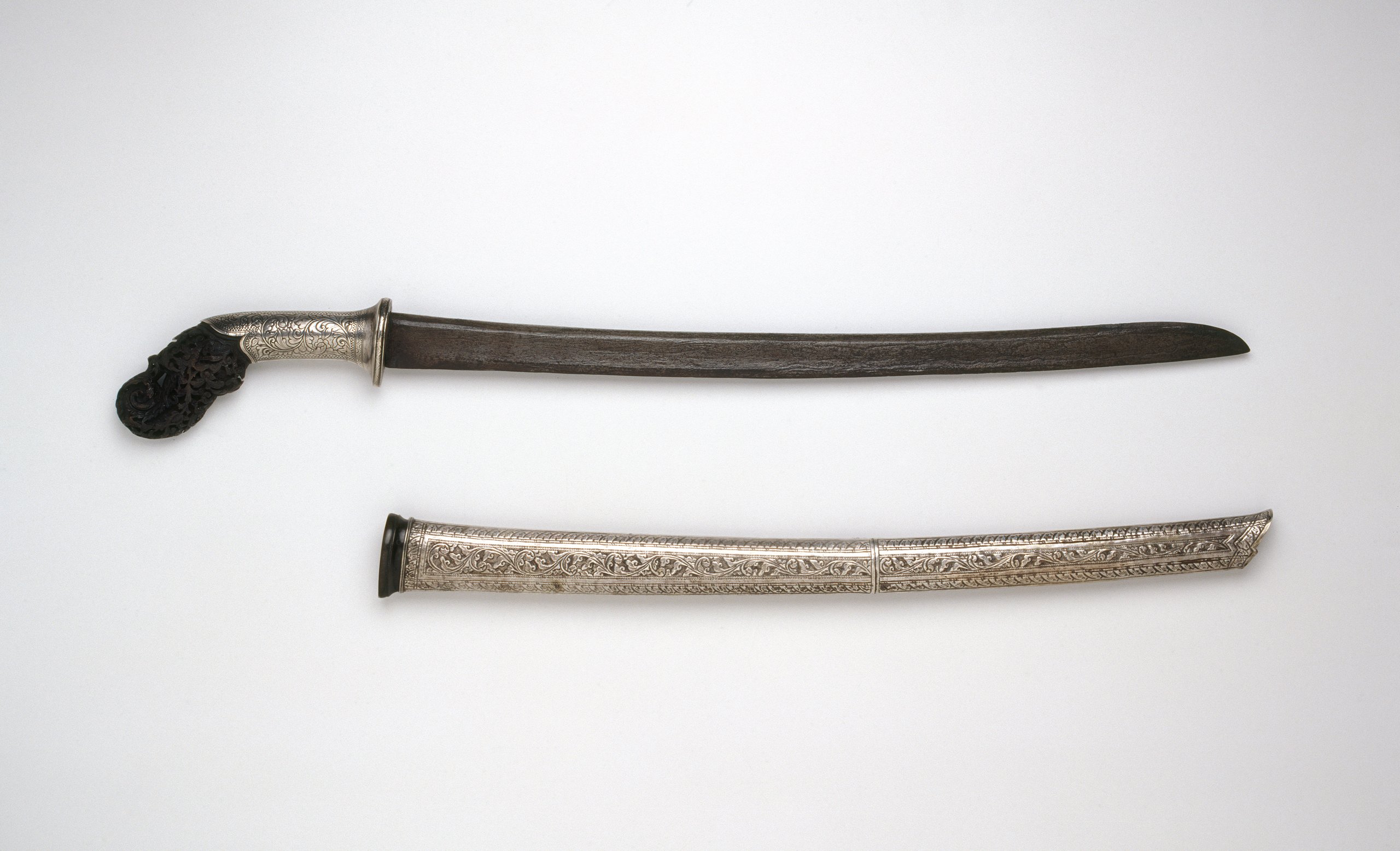 Dagger with scabbard from Malaysia