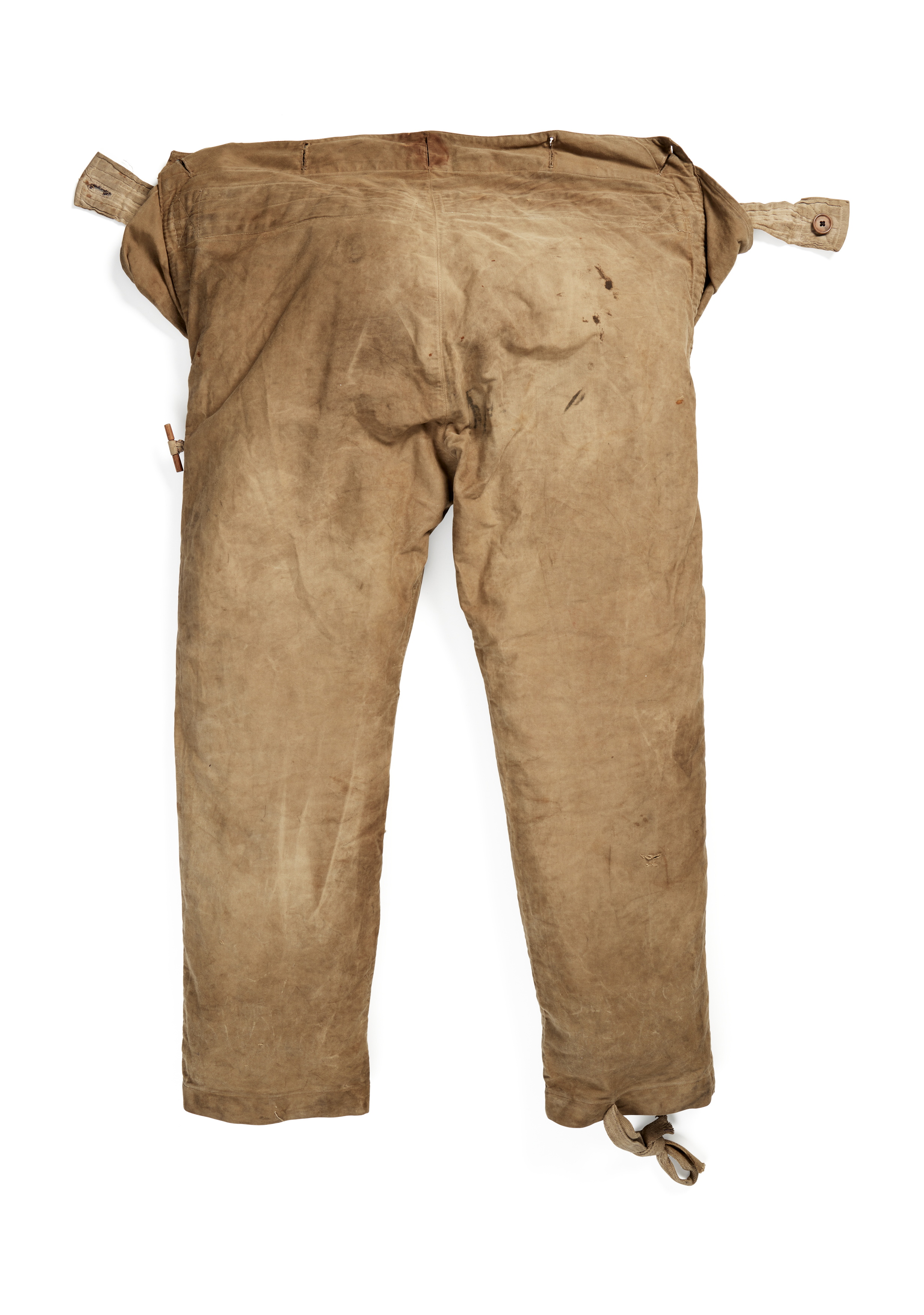 Trousers worn by Charles Laseron during Mawsons Australasian Antarctic Expedition