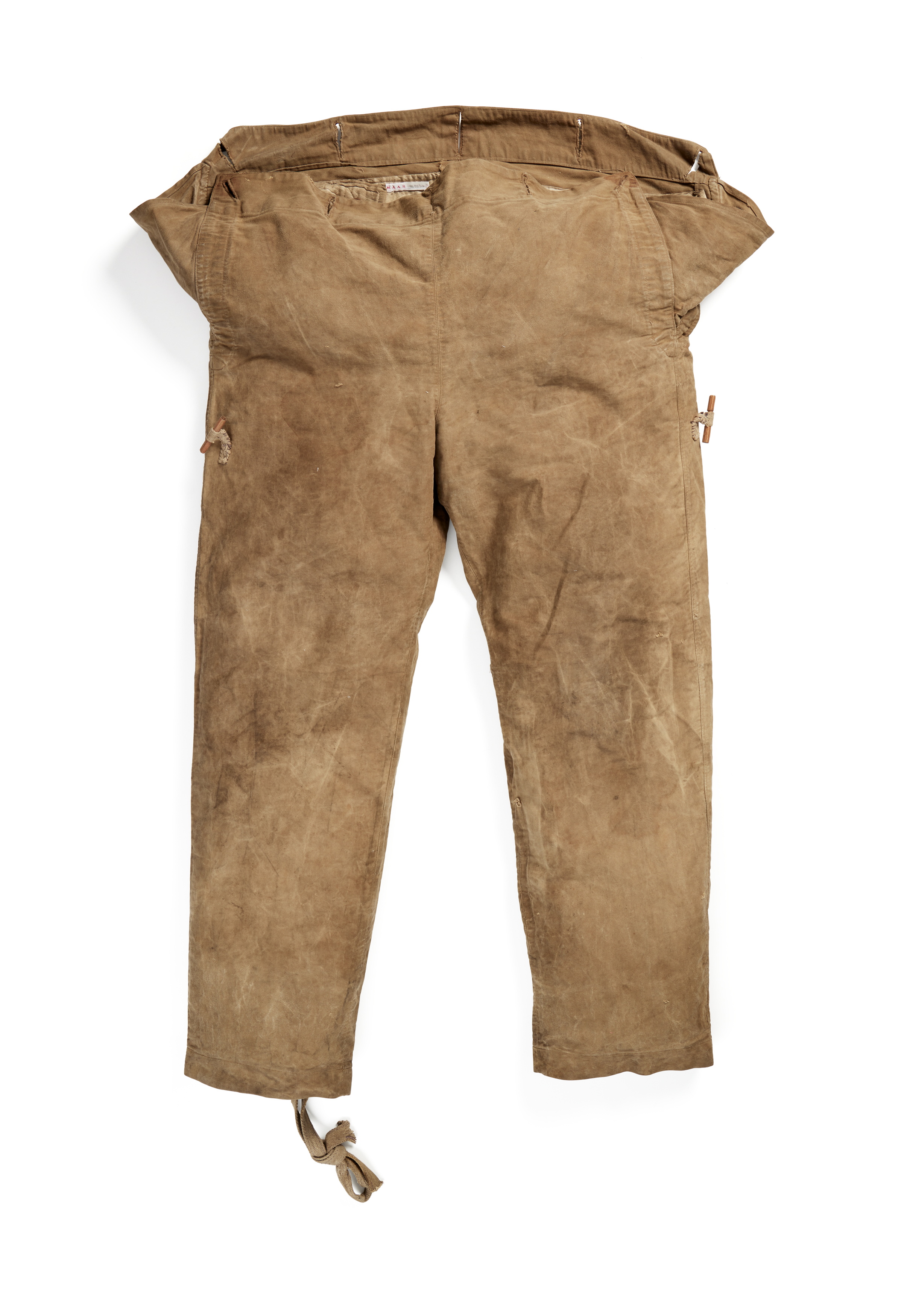 Trousers worn by Charles Laseron during Mawsons Australasian Antarctic Expedition
