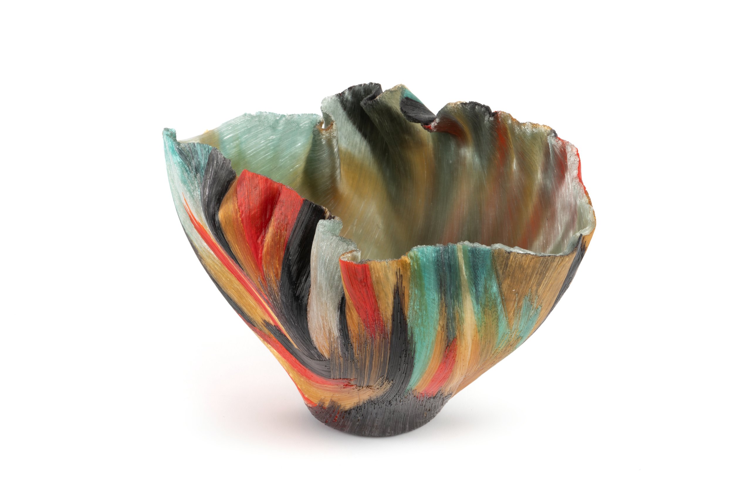 'Devilish chaos' bowl by Toots Zynsky