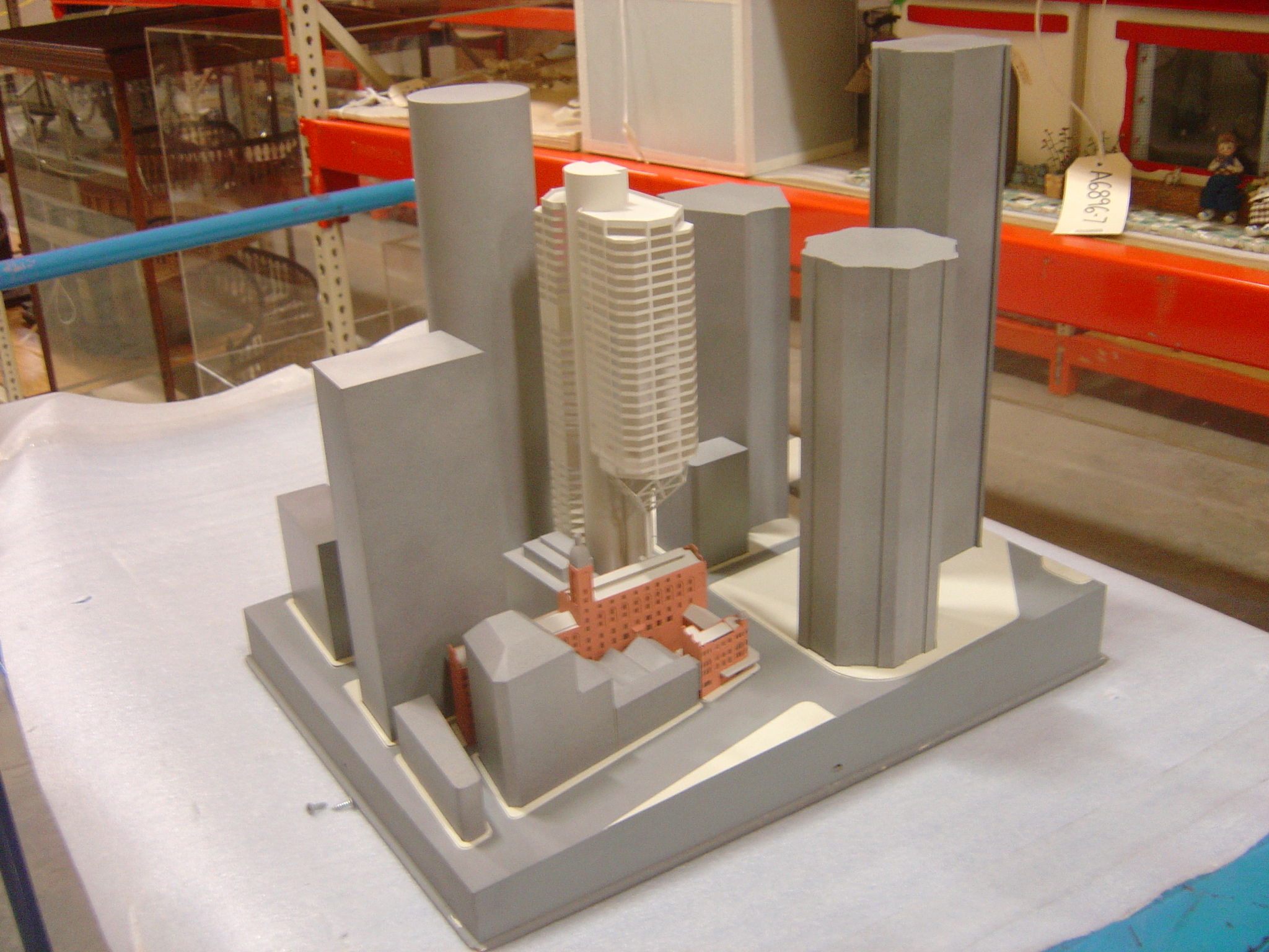 No.2 Bond Street, Sydney architectural model by John Andrews