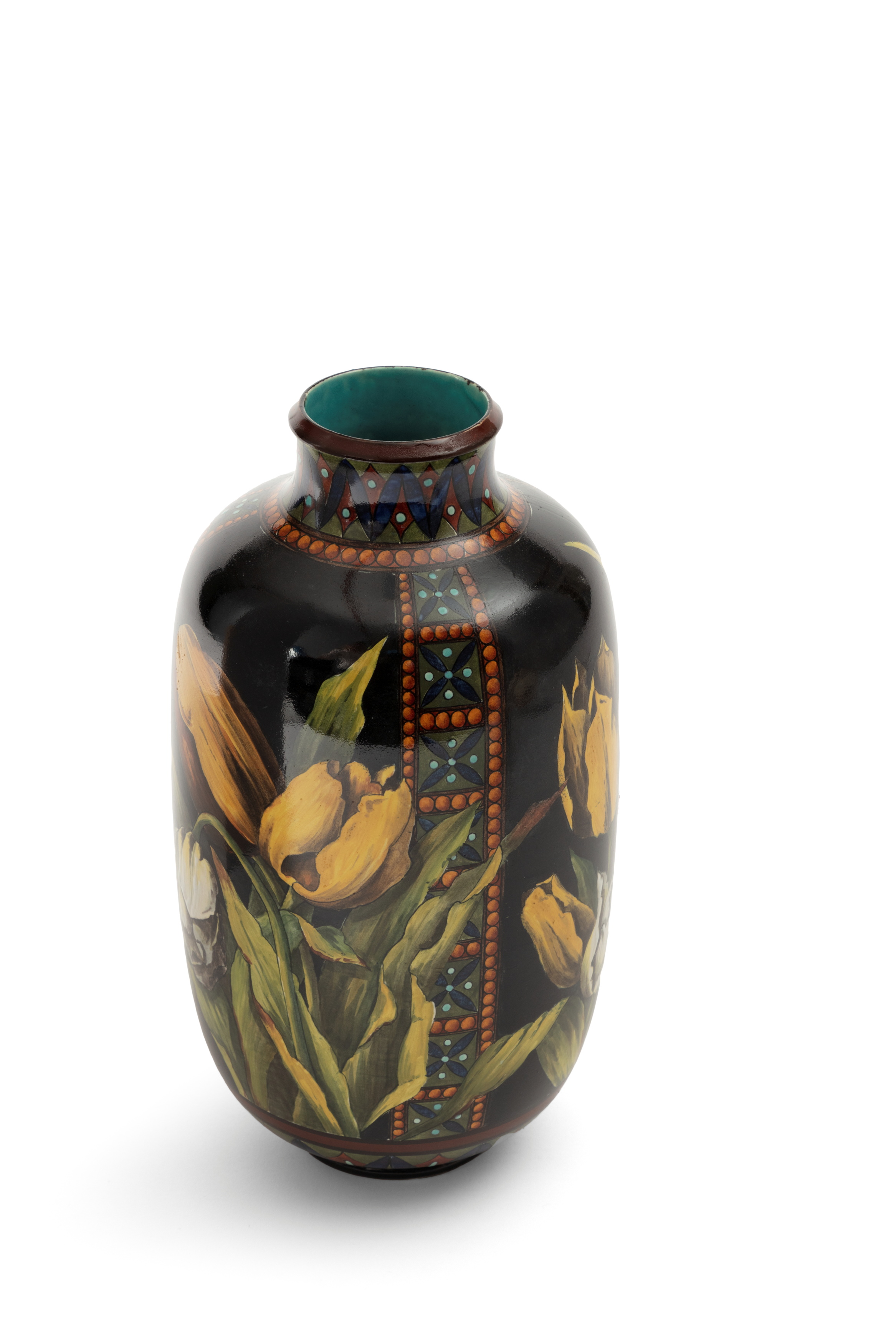 Faience vase by Doulton & Co