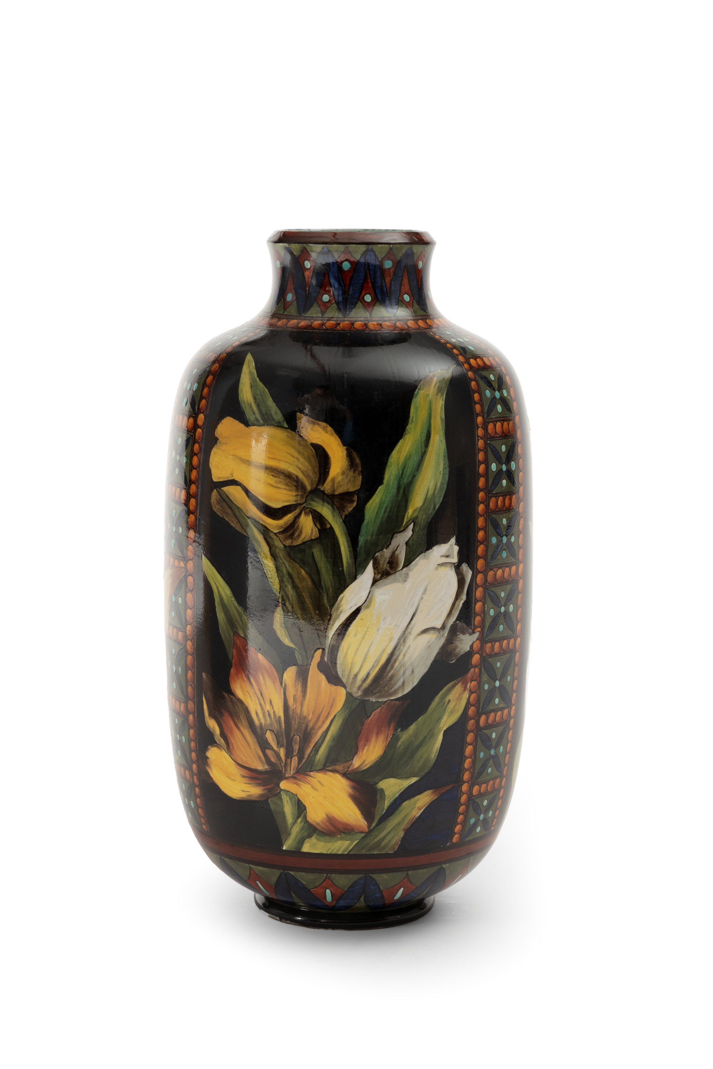 Faience vase by Doulton & Co