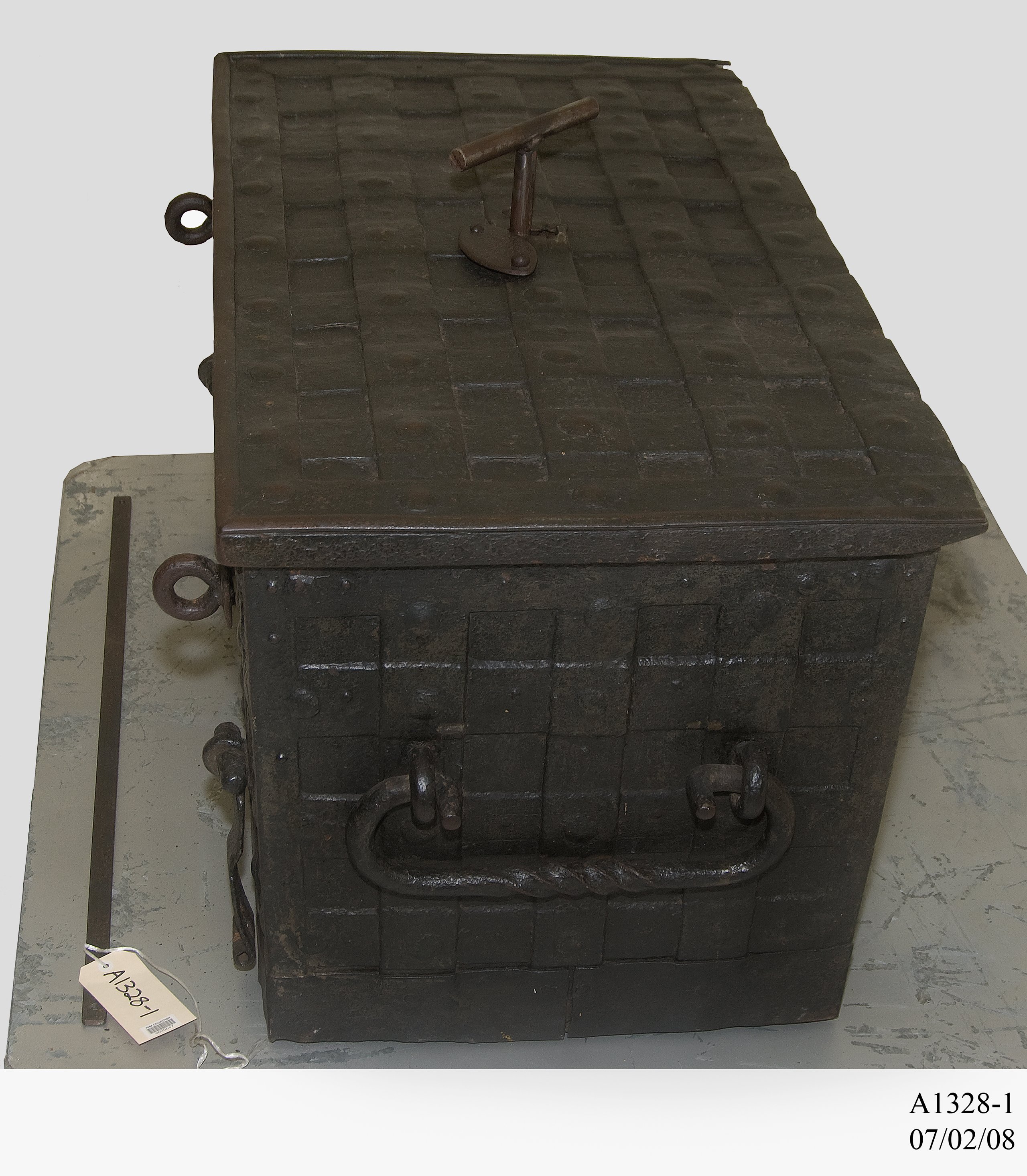 Iron chest owned by explorer Captain William Hovell