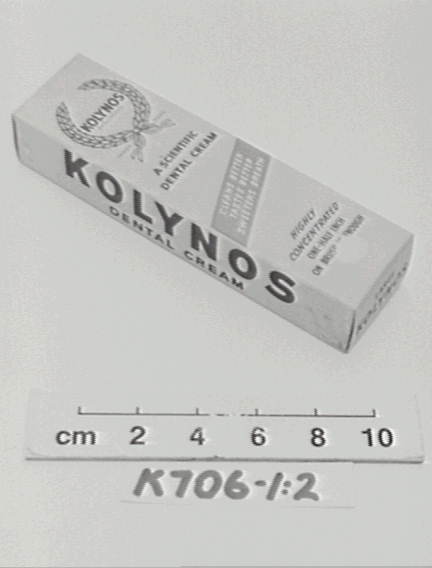 Kolynos toothpaste clearance