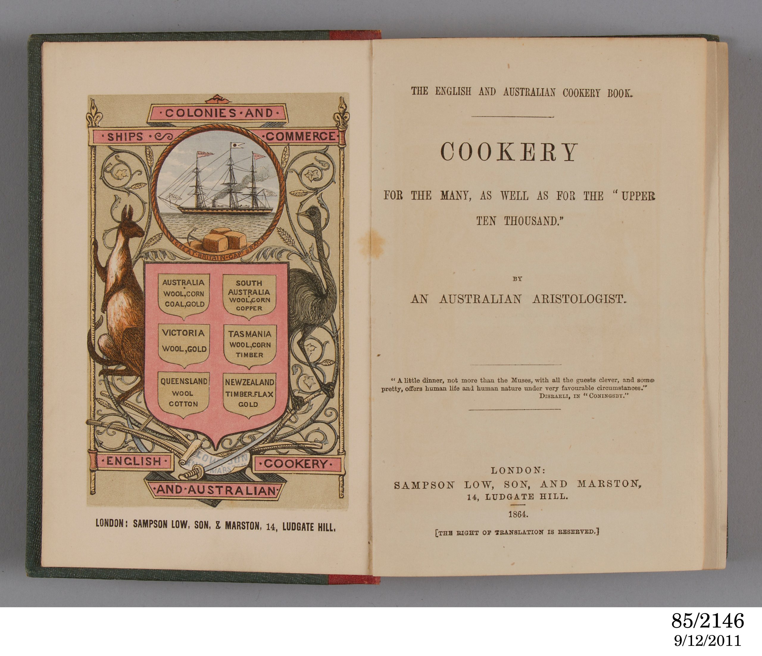 The English and Australian Cookery Book by Edward Abbott