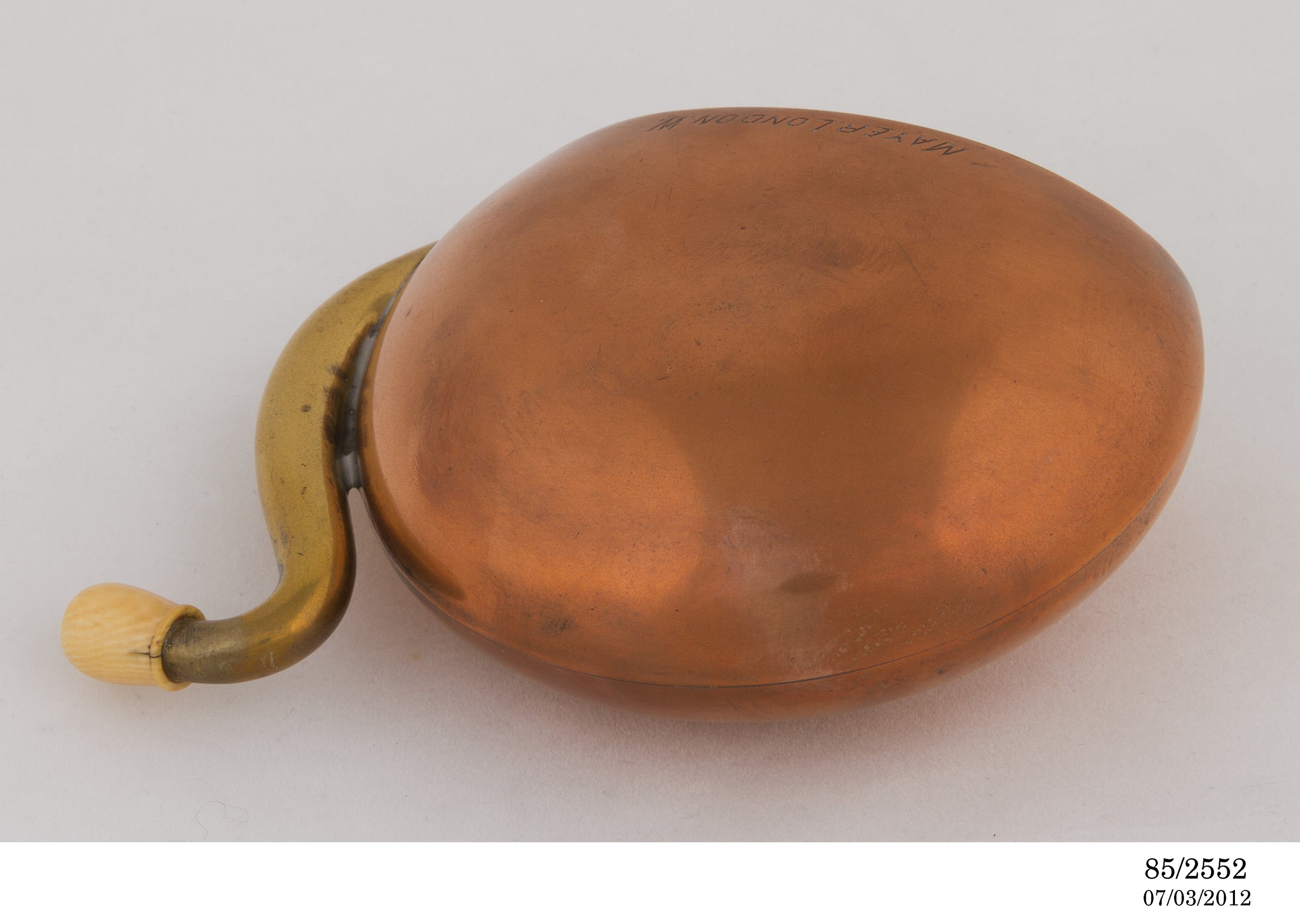 Copper and brass ear trumpet
