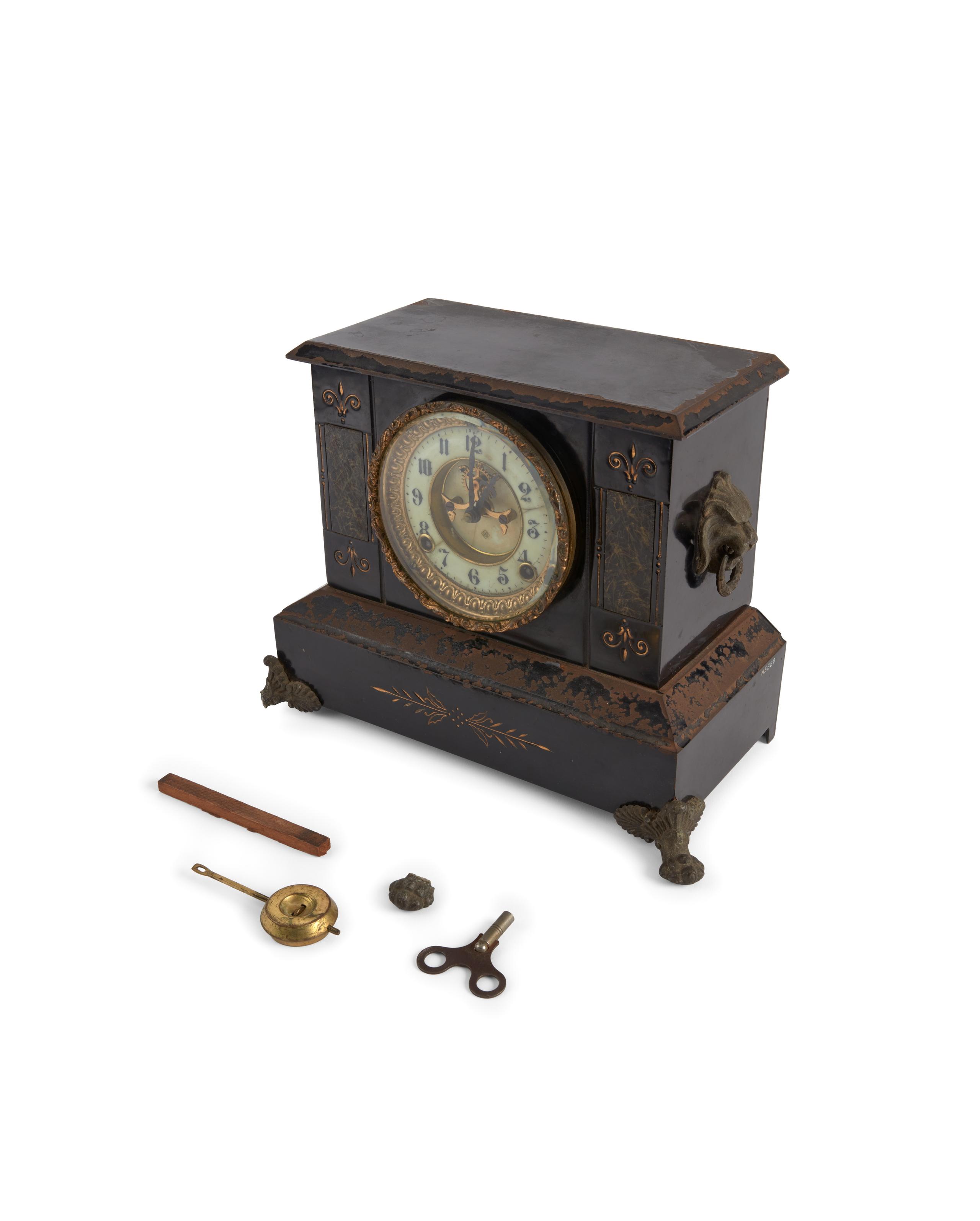 Powerhouse Collection - Mantelpiece clock made by Ansonia Clock