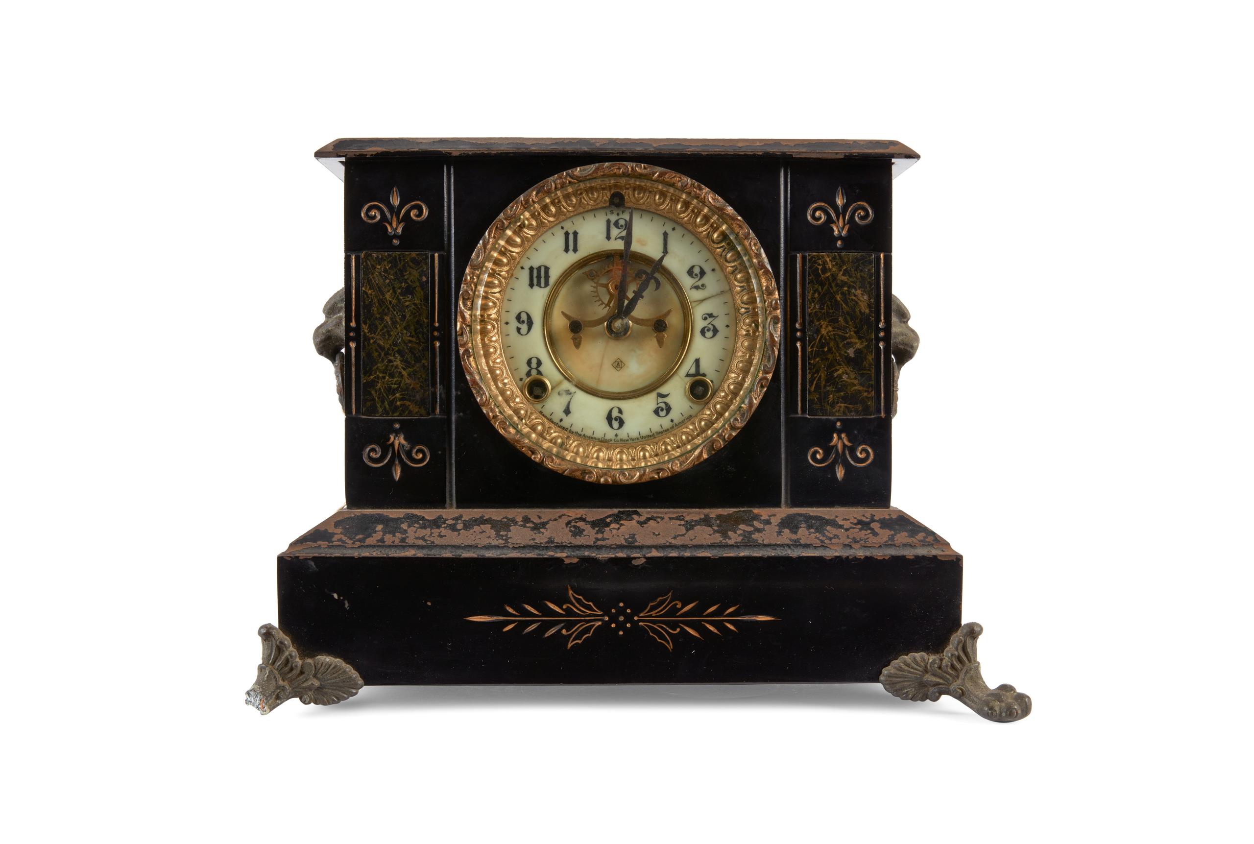 Powerhouse Collection - Mantelpiece clock made by Ansonia Clock