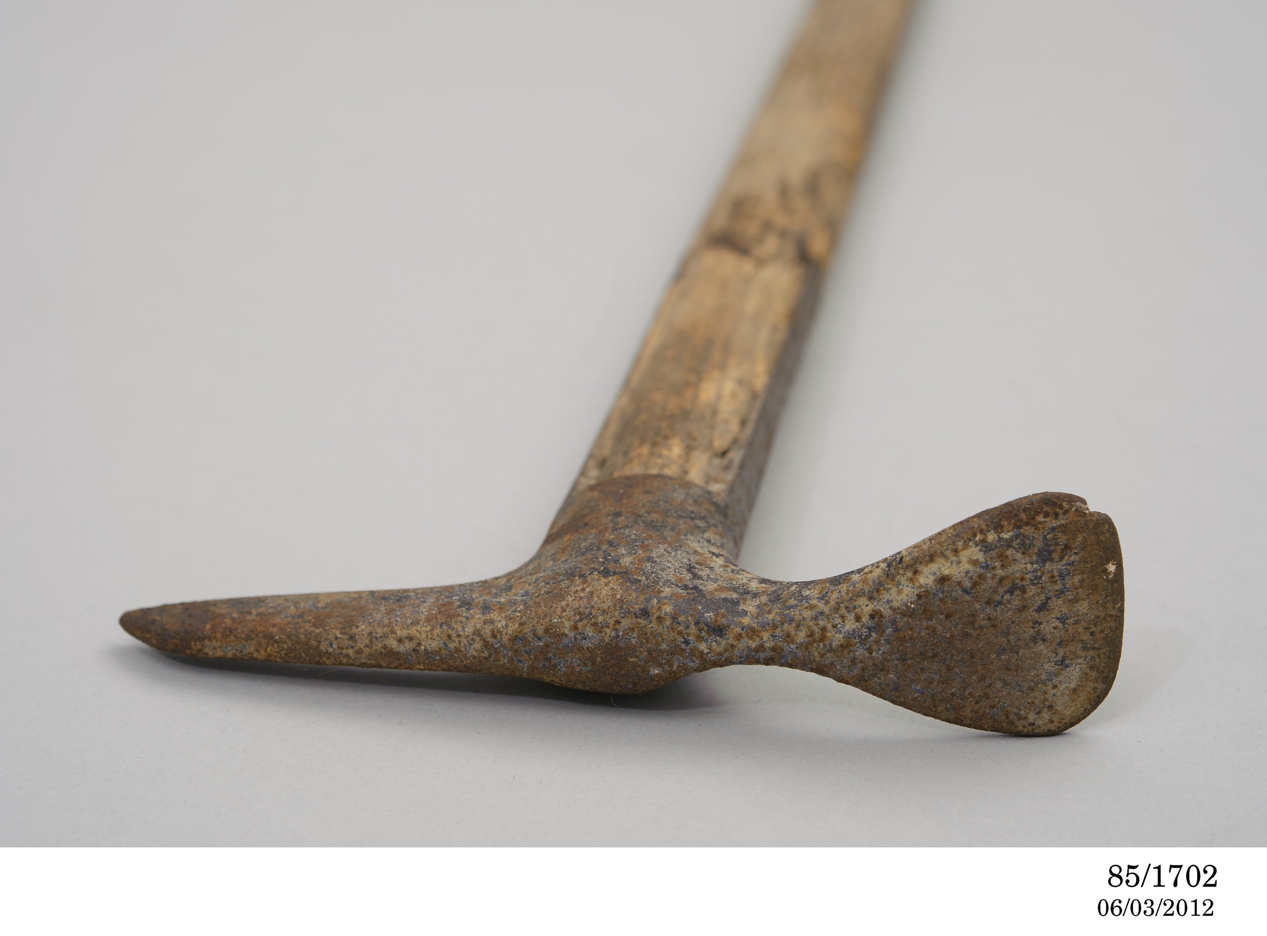 Ice axe used on Dr Douglas Mawson's Australasian Antarctic Expedition