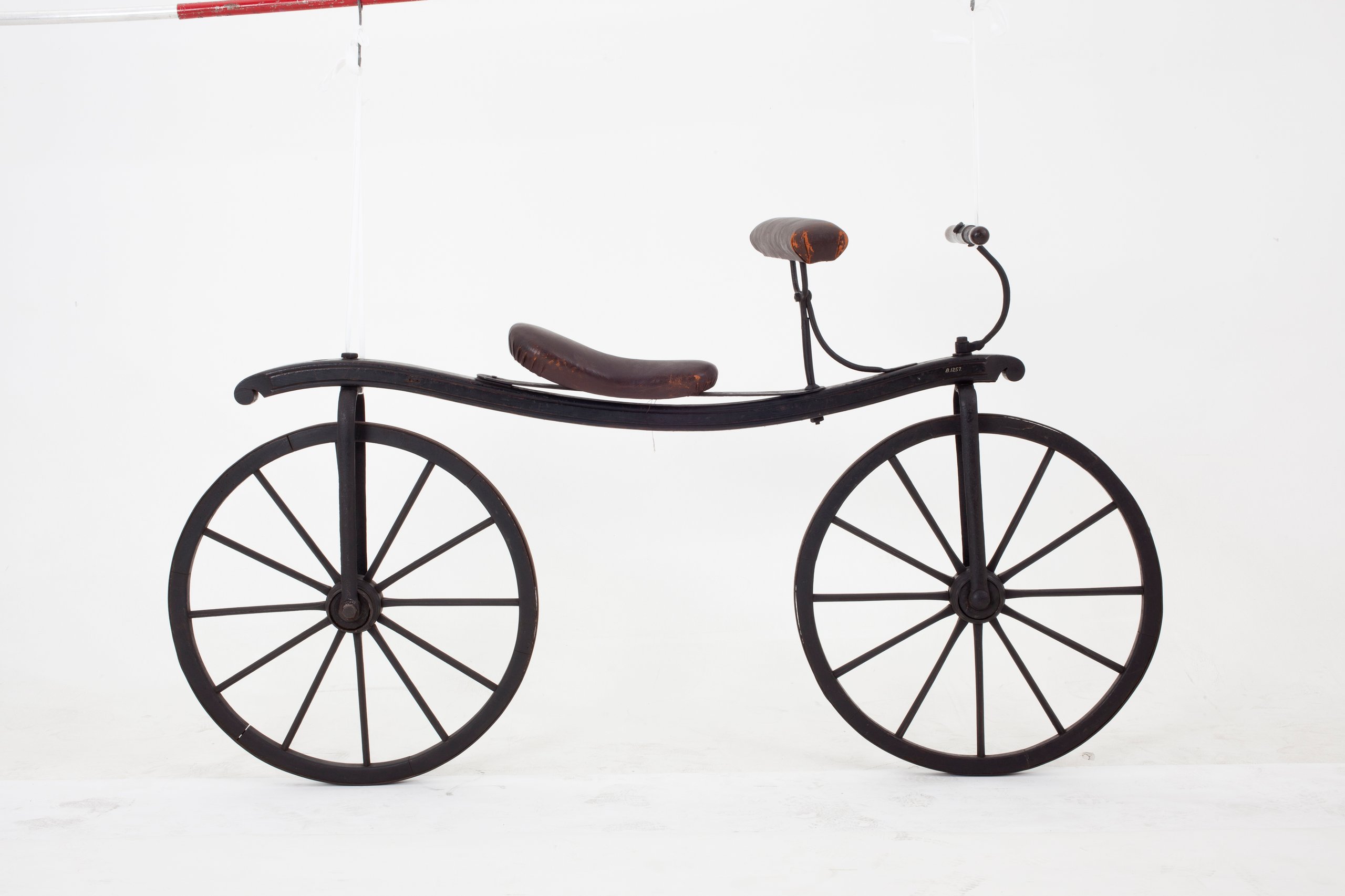 Reproduction Draisine or hobby horse bicycle