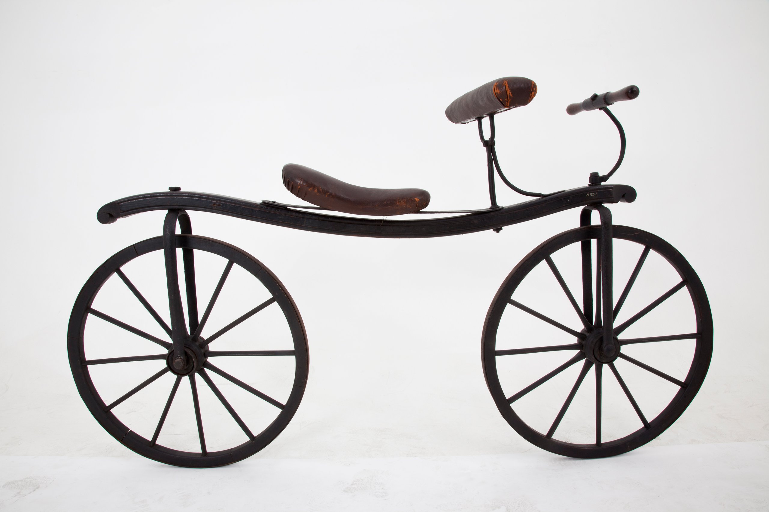 Reproduction Draisine or hobby horse bicycle