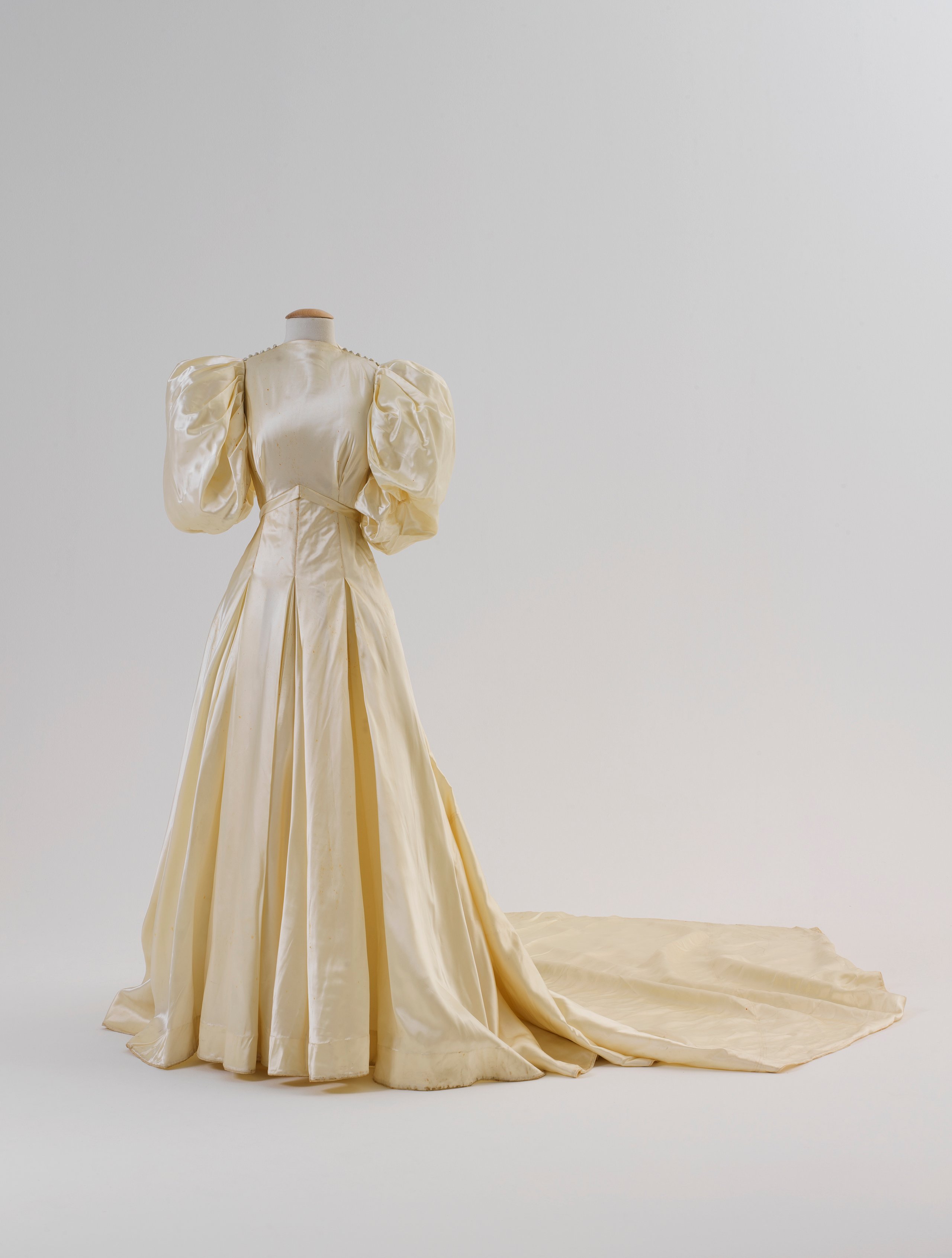 Powerhouse Collection Wedding dress and accessories by David Jones worn by Joan Stapley Eilbeck nee Edwards