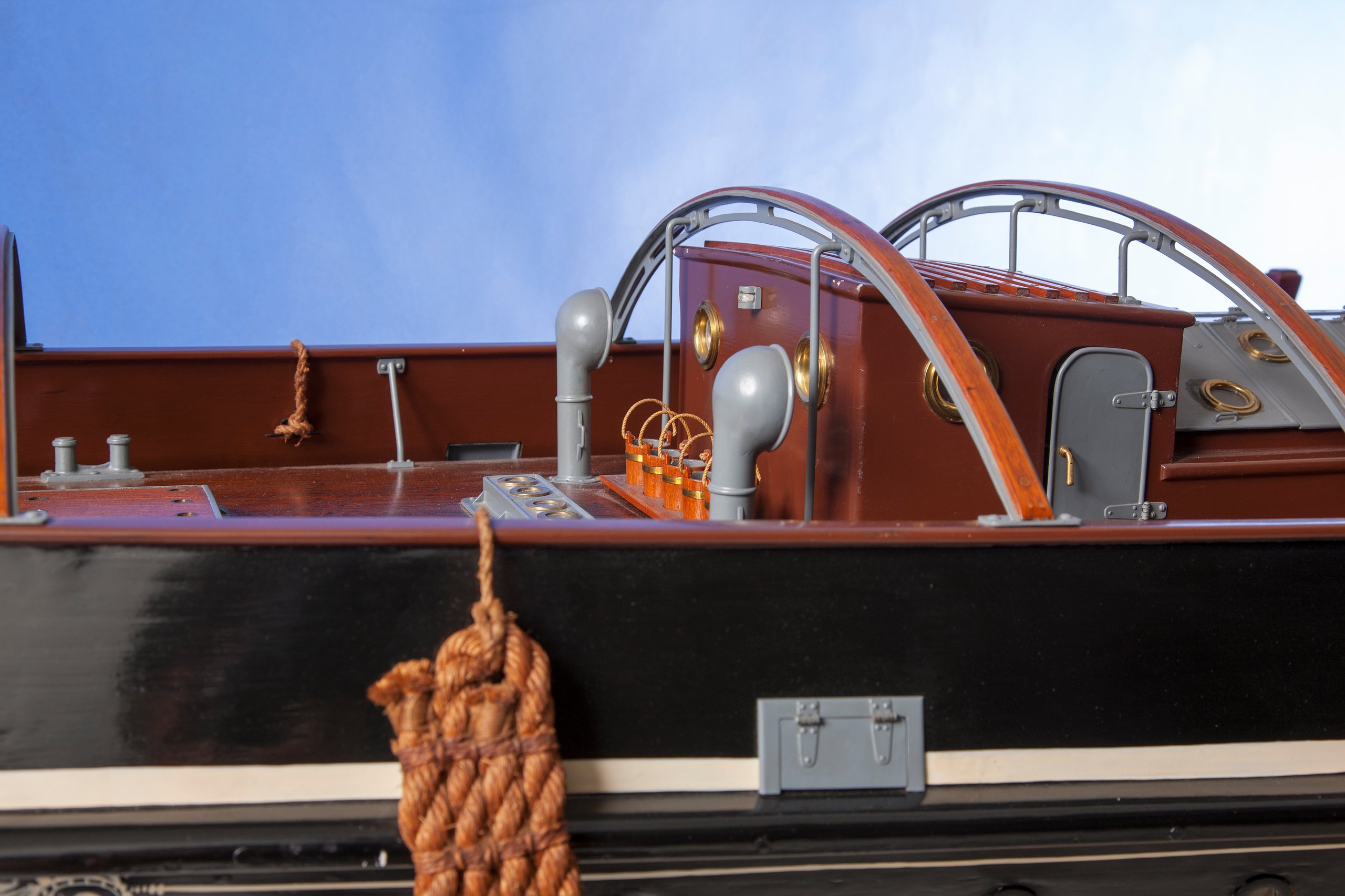 Model of New Zealand steam tug SS "Awarua" made by Harry F. Allen