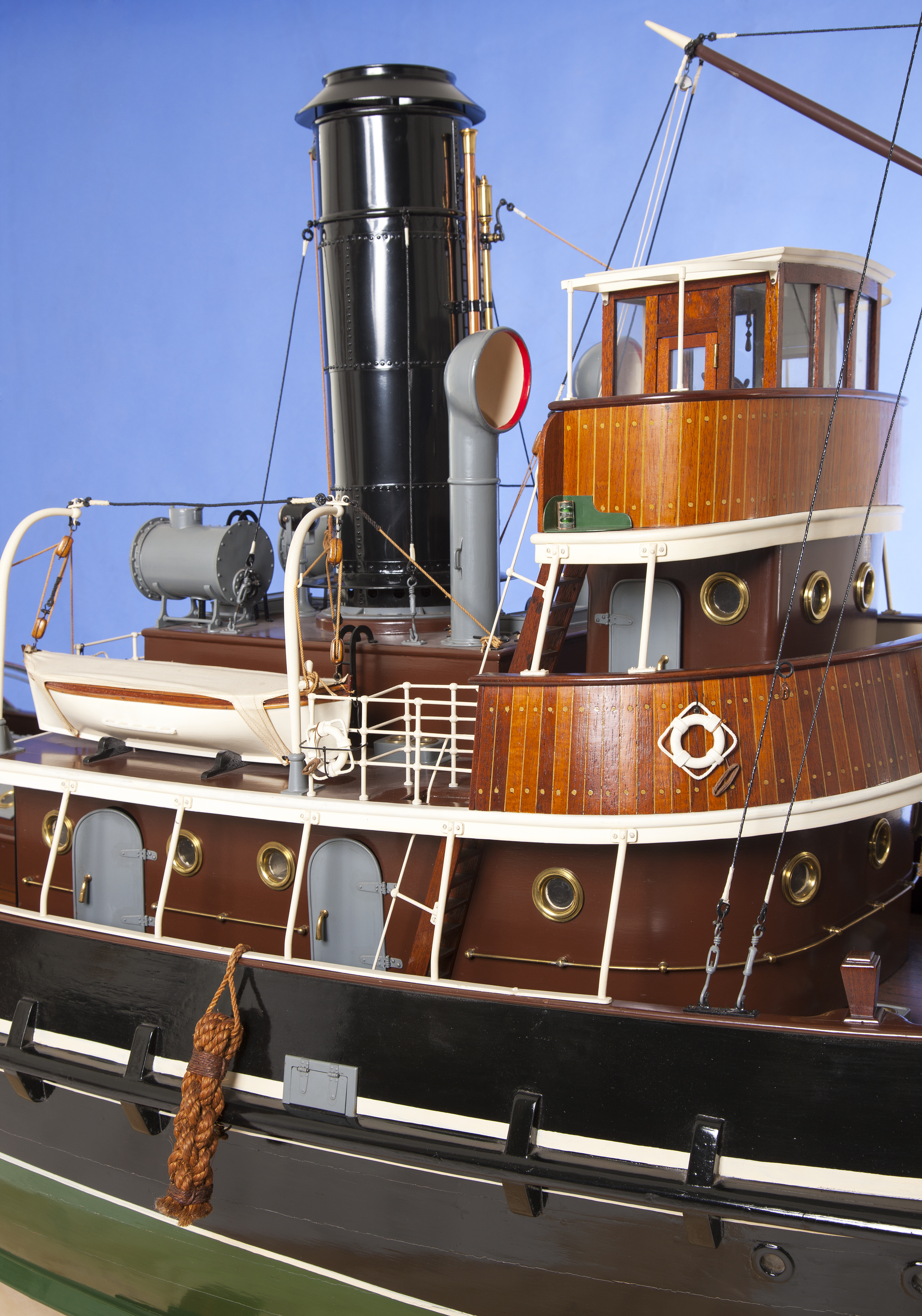 Model of New Zealand steam tug SS "Awarua" made by Harry F. Allen