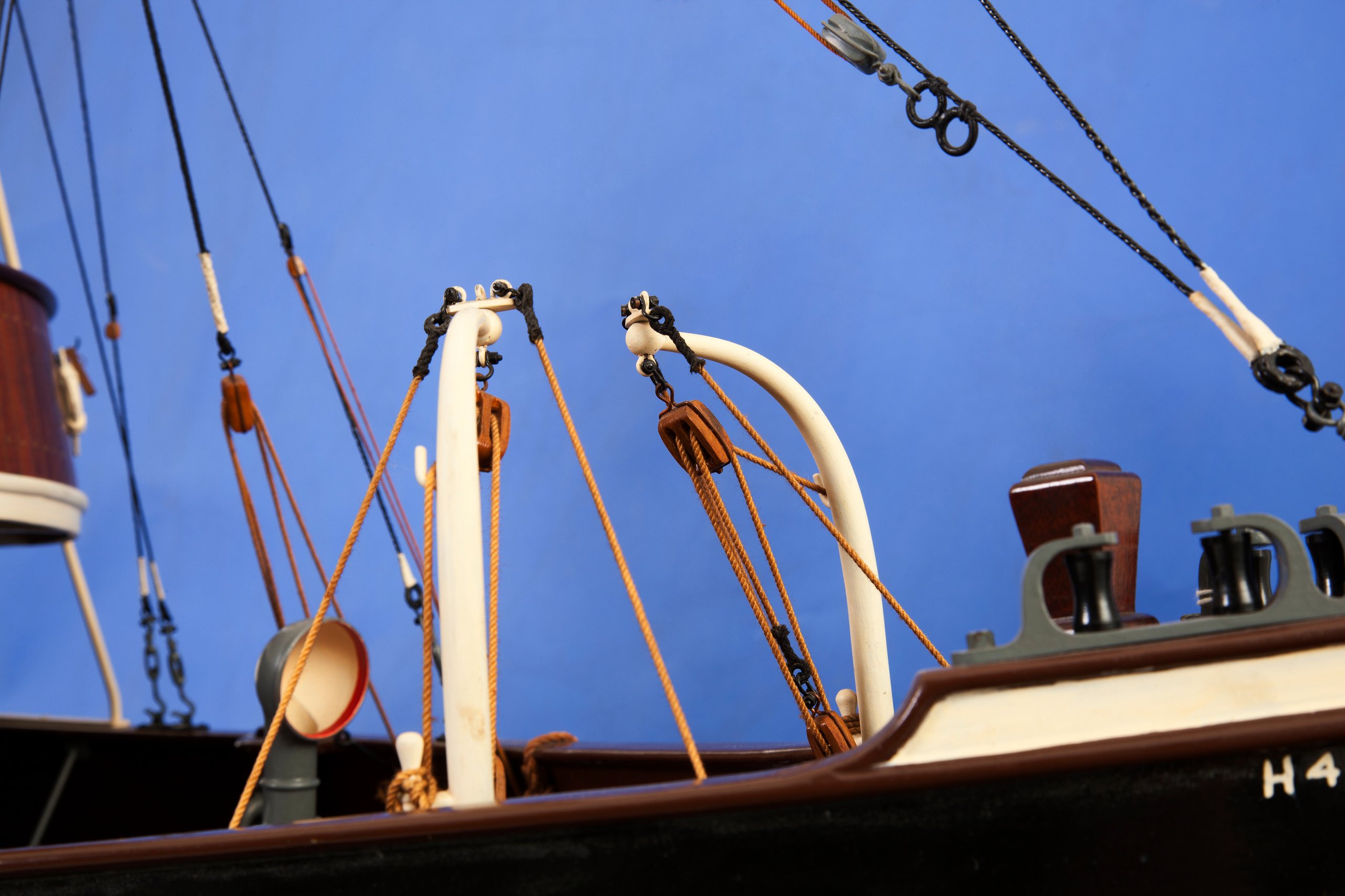 Model of New Zealand steam tug SS "Awarua" made by Harry F. Allen