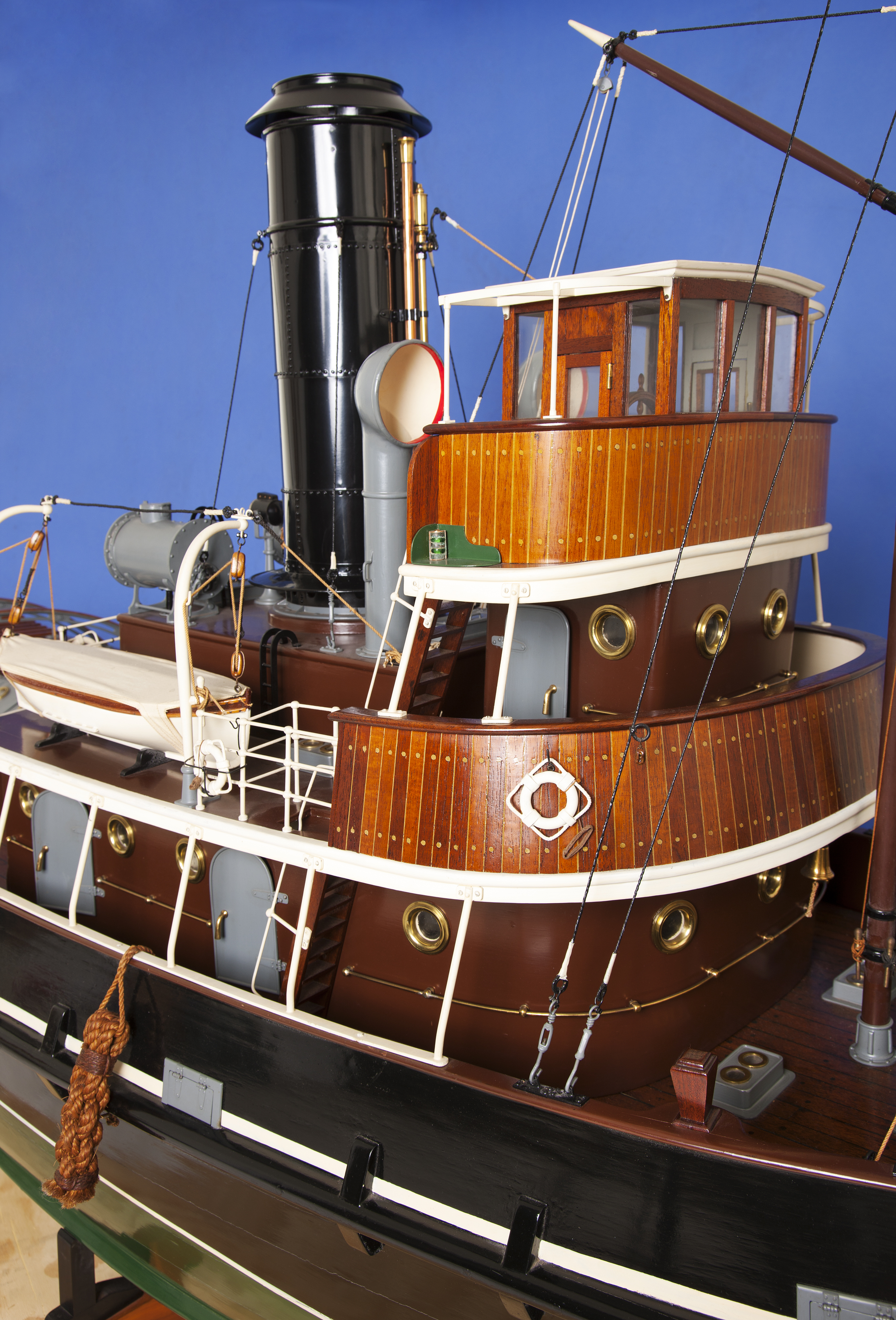Model of New Zealand steam tug SS "Awarua" made by Harry F. Allen