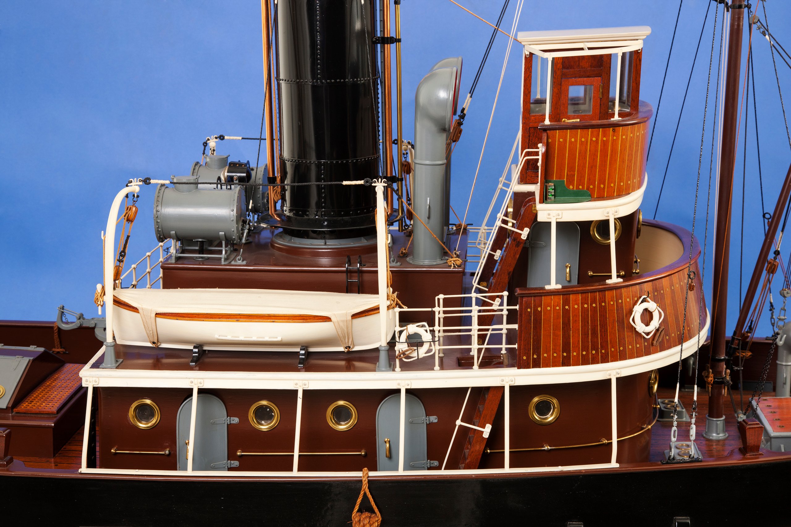 Model of New Zealand steam tug SS "Awarua" made by Harry F. Allen