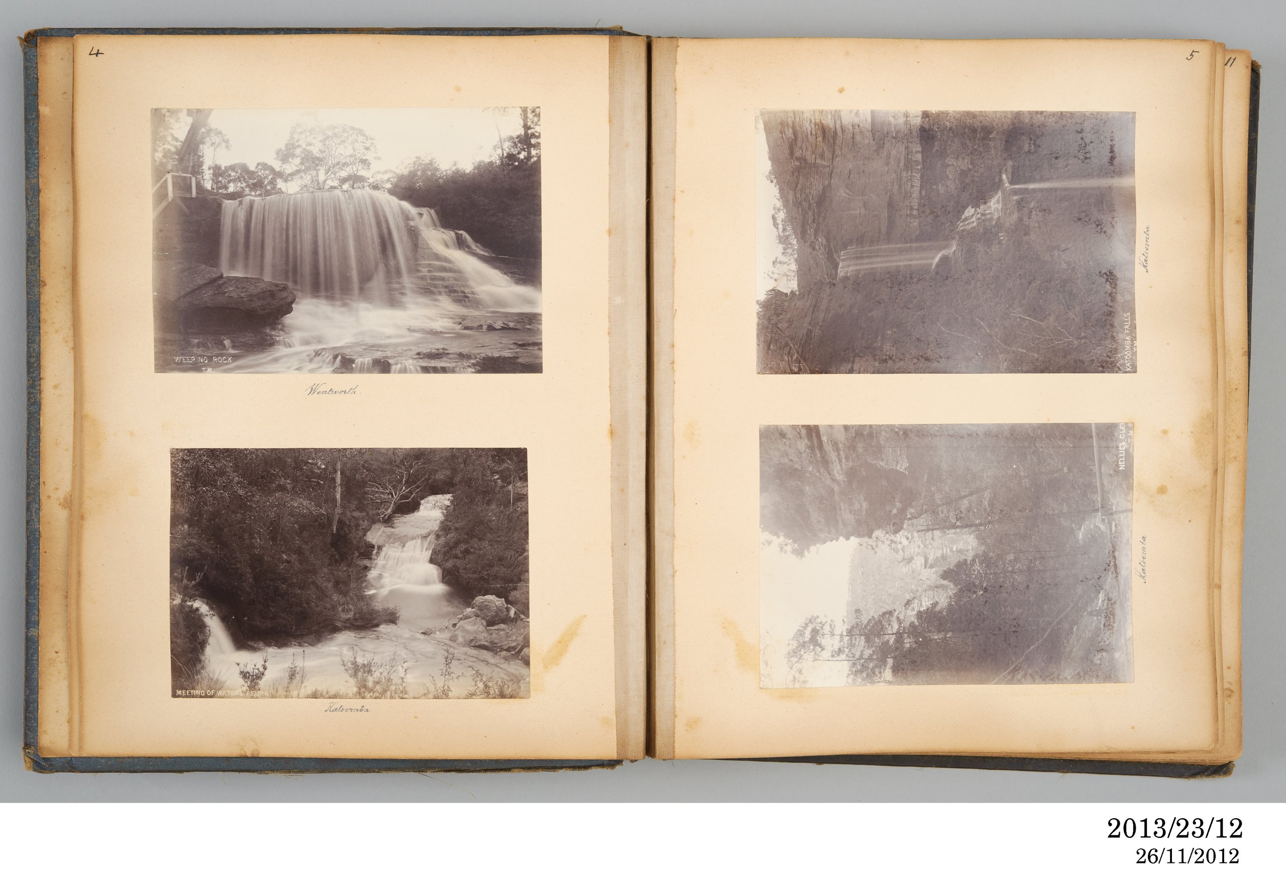 Photographic album of outdoor views owned by Emily C Marsh