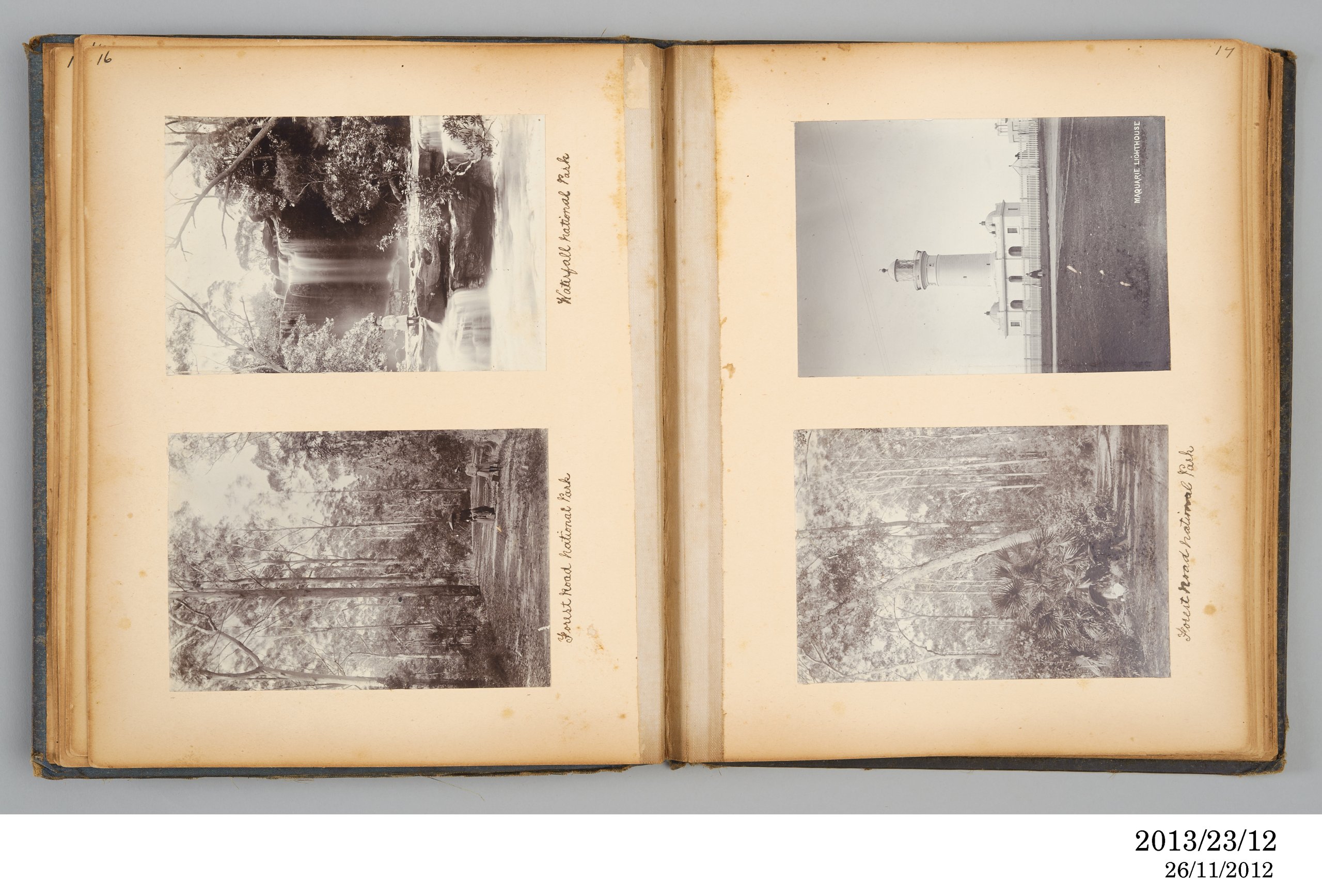 Photographic album of outdoor views owned by Emily C Marsh