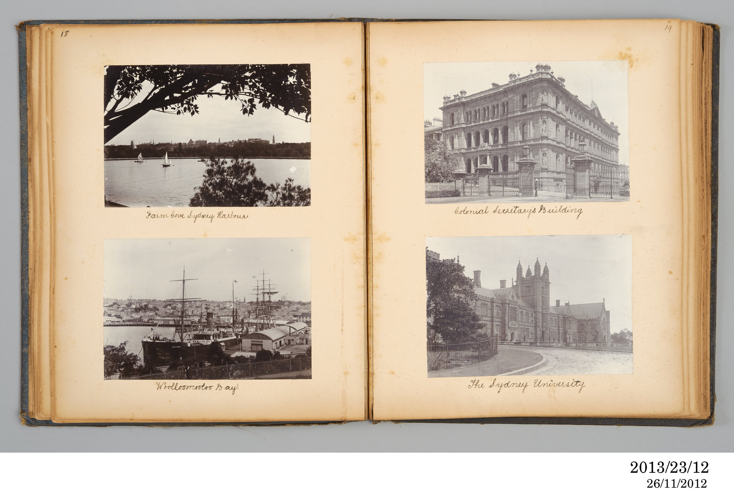 Photographic album of outdoor views owned by Emily C Marsh