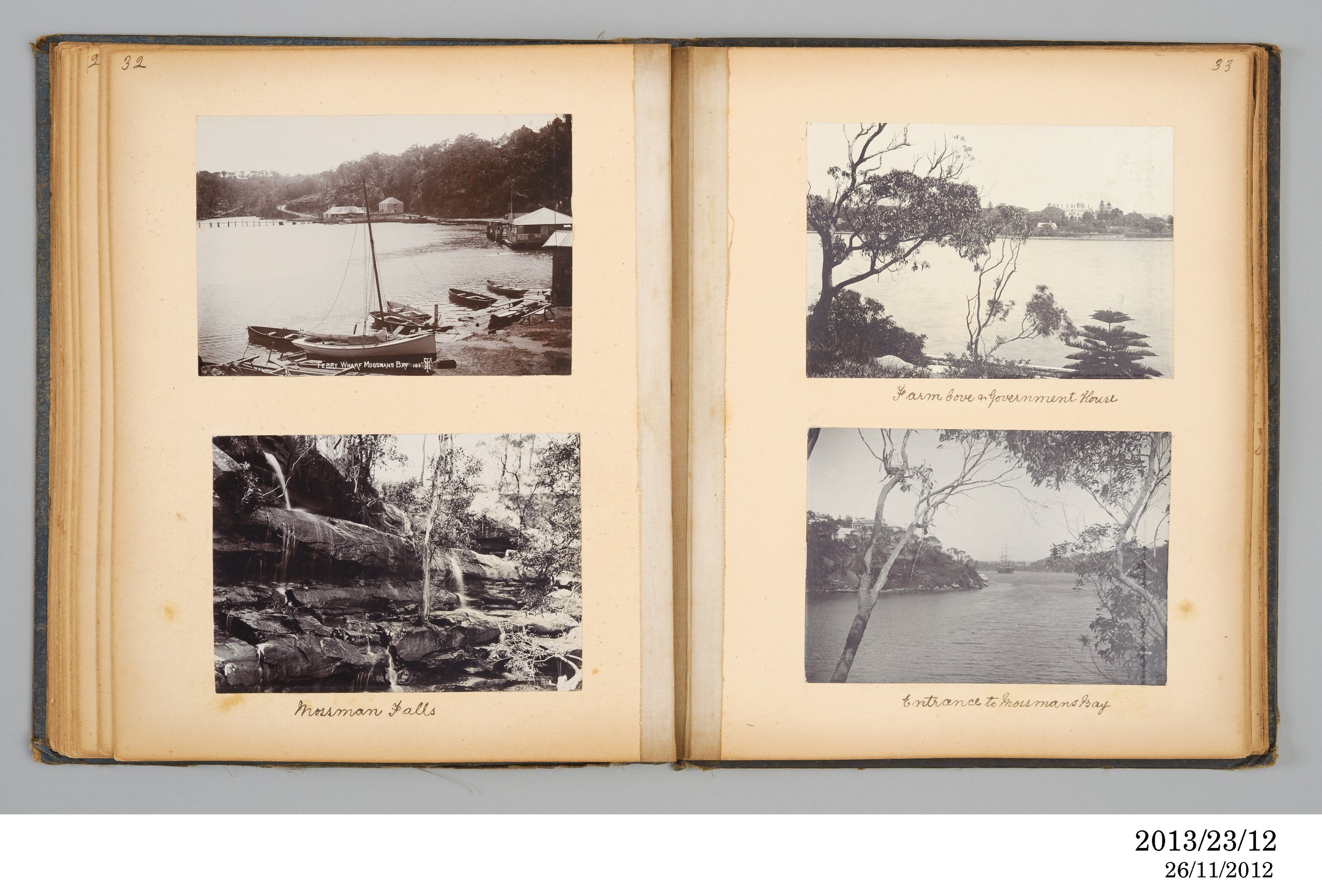 Photographic album of outdoor views owned by Emily C Marsh