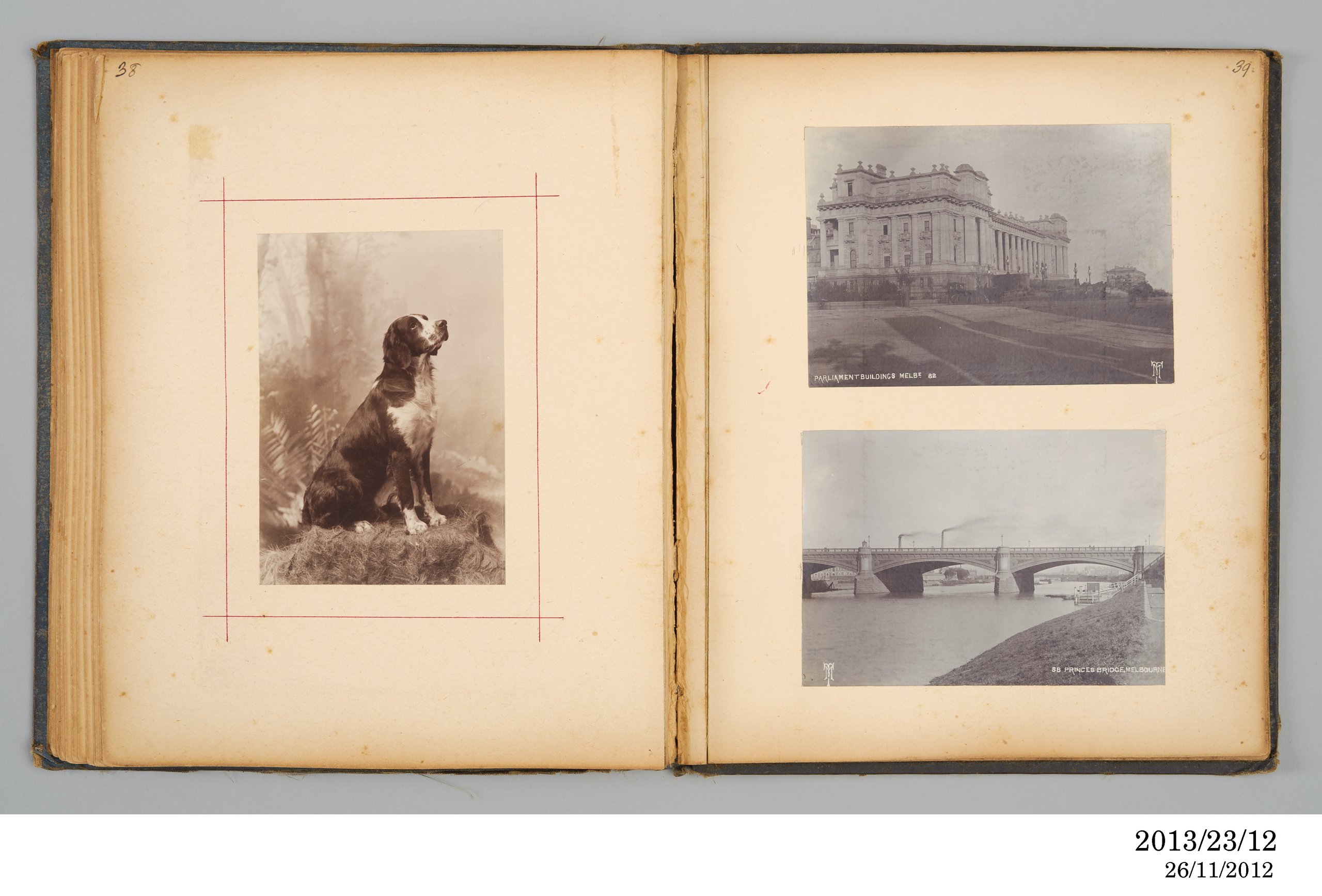 Photographic album of outdoor views owned by Emily C Marsh