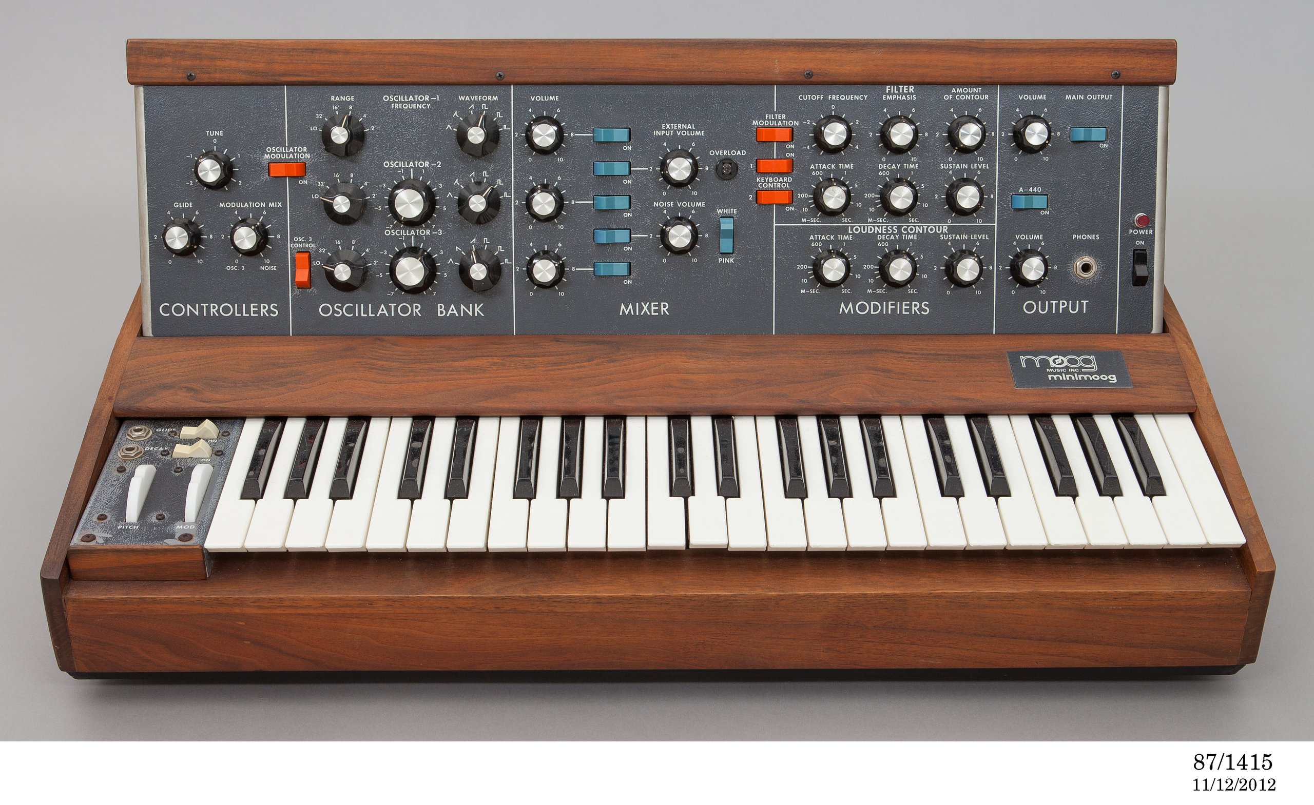 Minimoog synthesizer made by Moog Music Inc