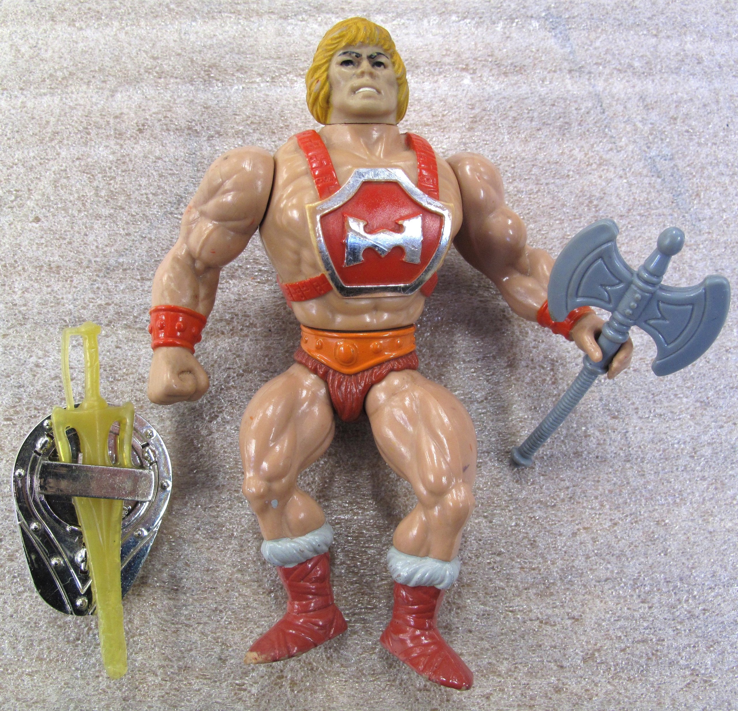 Thunder Punch He-Man and Battle Cat action figures