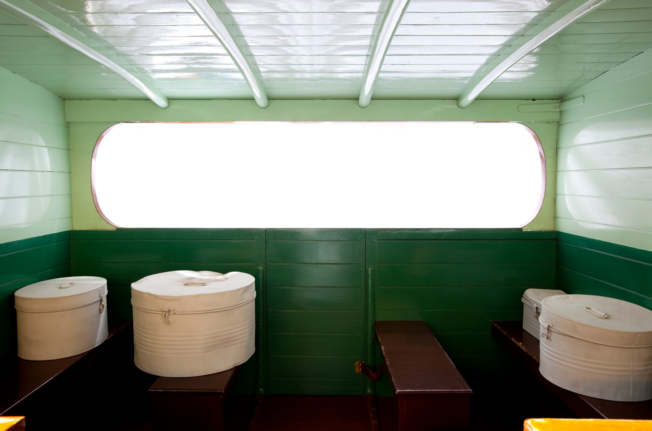 Third class railway carriage used on first railway in New South Wales