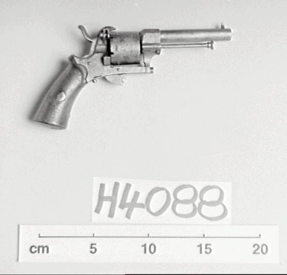 Lefaucheux folding trigger revolver