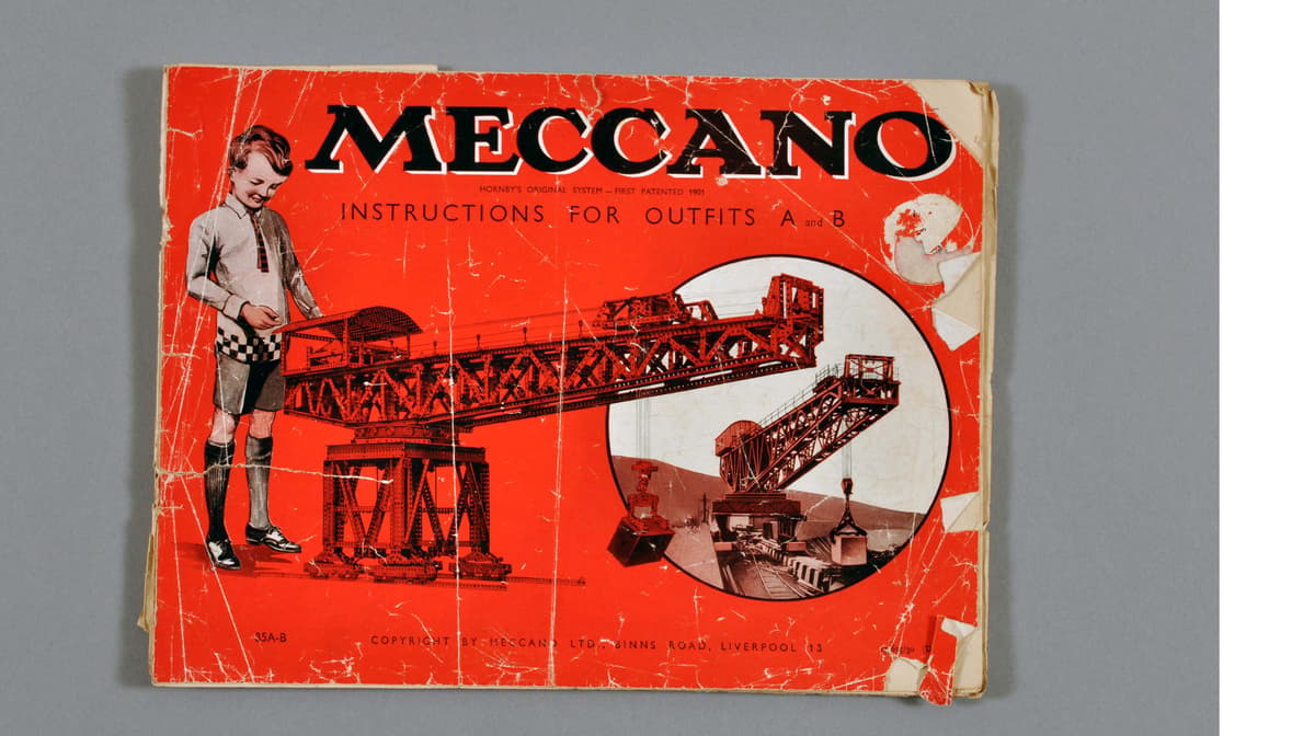 MECCANO/hornby 1938 notice d'instructions CONSTRUCTEUR D