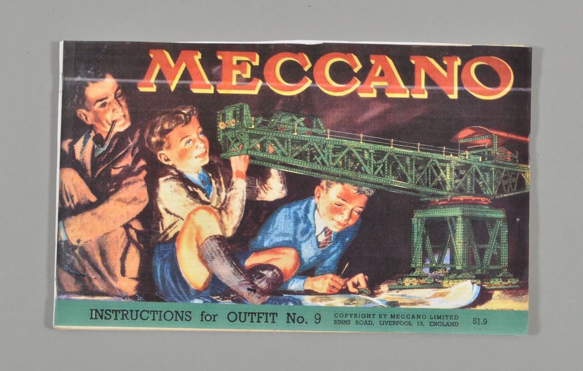 MECCANO 1916 MANUEL D' INSTRUCTIONS N° 1 326 modèles à construire EUR 99,99 - FR