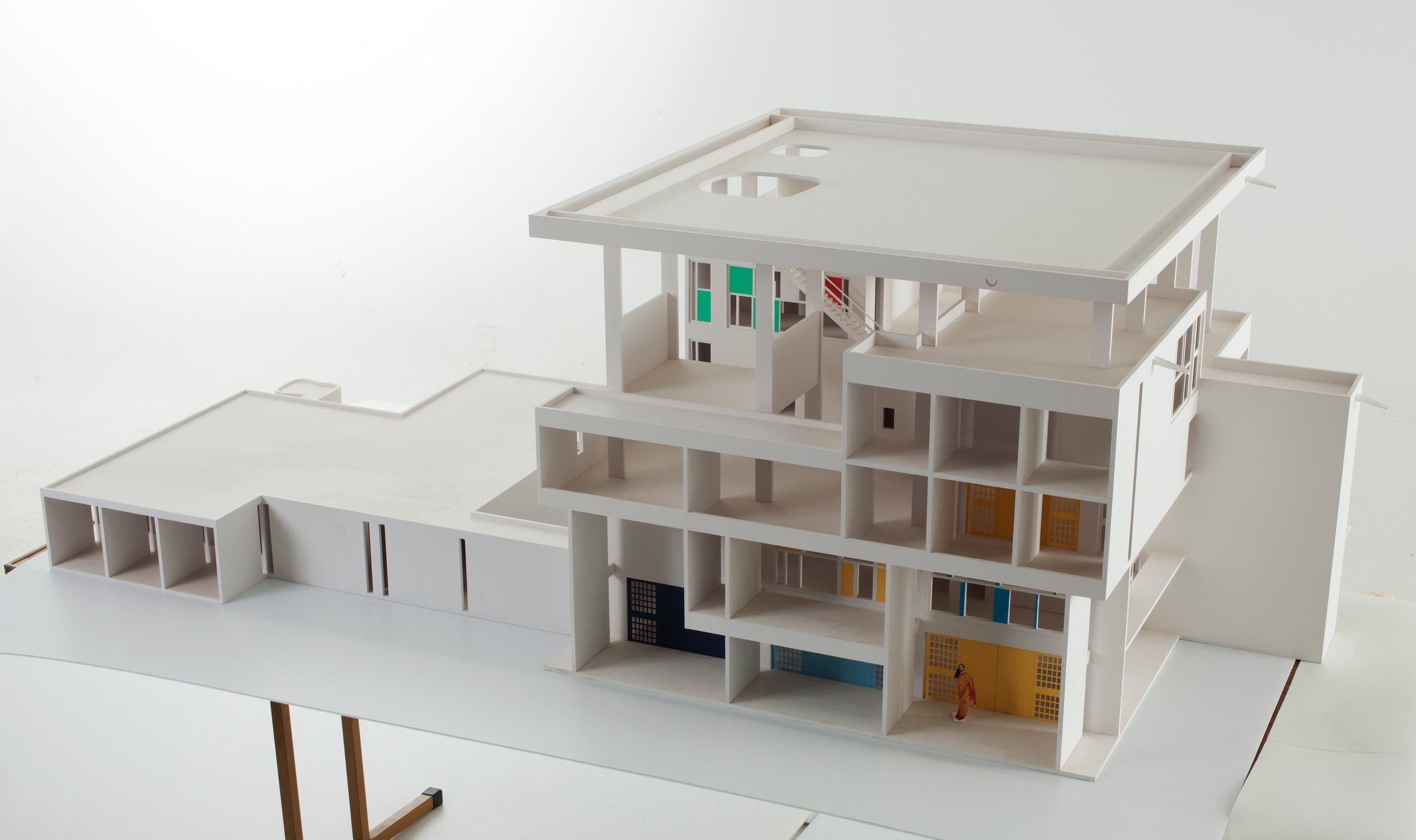 Model of Villa Shodhan designed by Le Corbusier