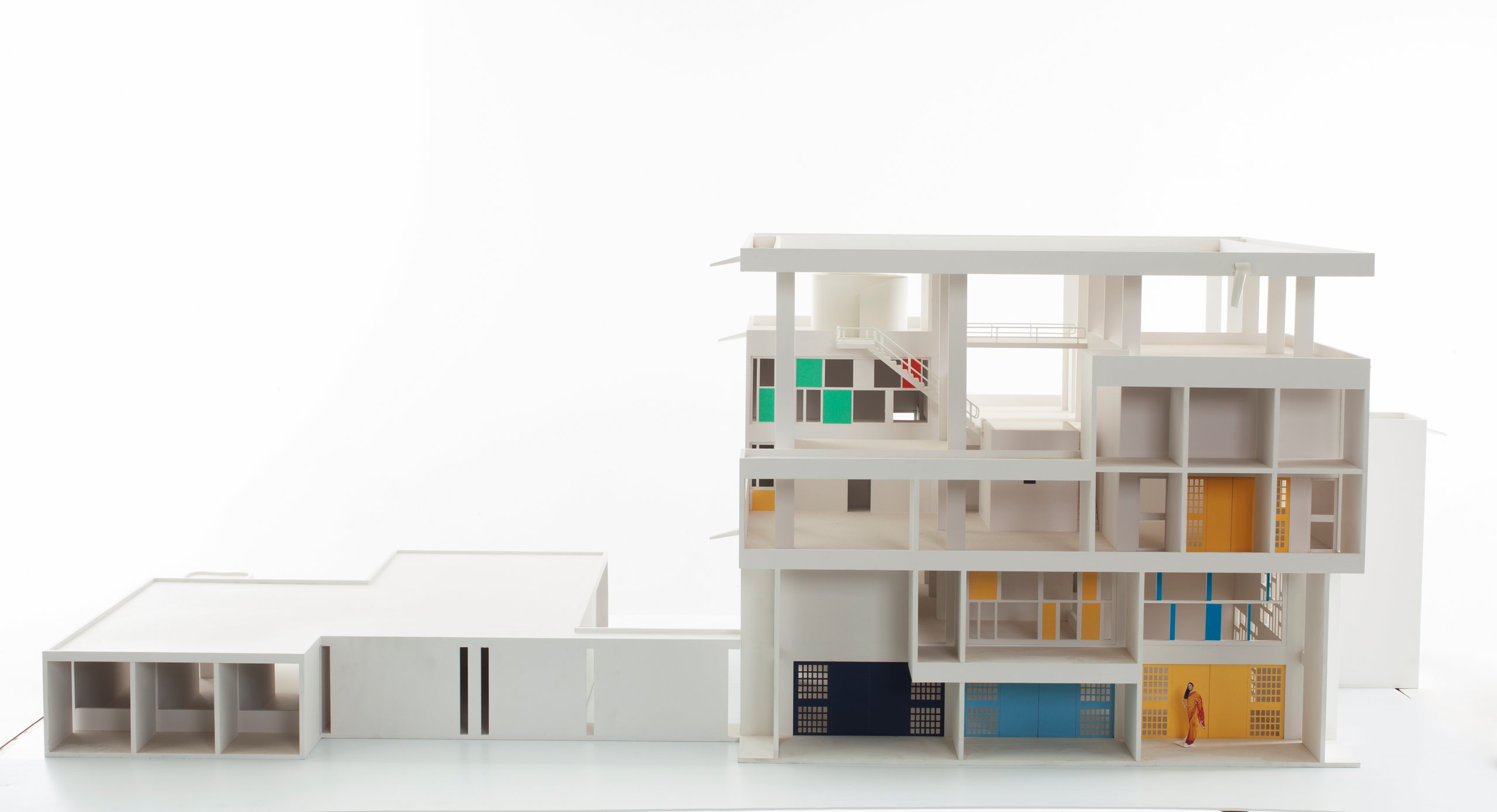 Model of Villa Shodhan designed by Le Corbusier
